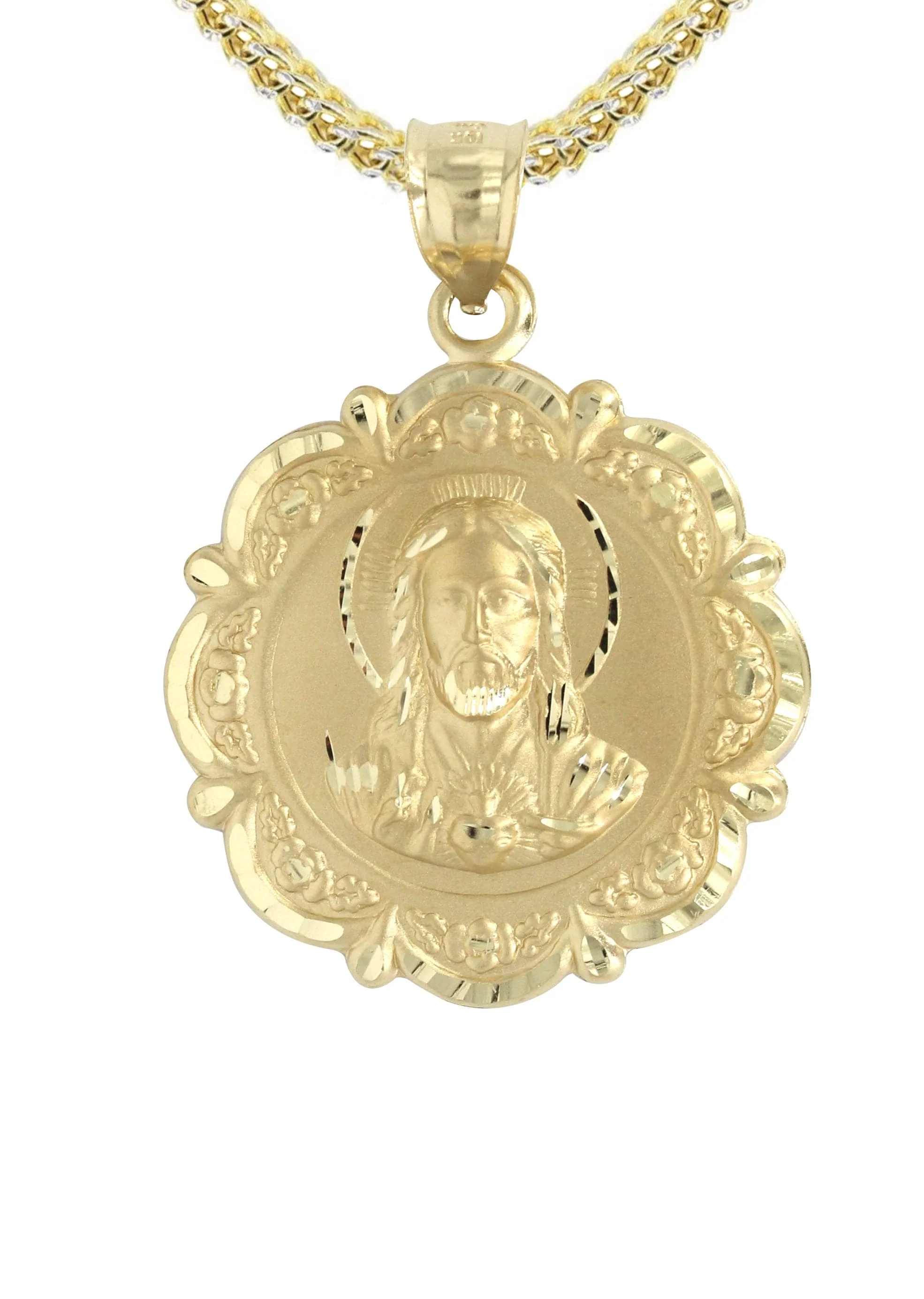 10K Yellow Gold Jesus Piece Necklace | Appx. 13.6 Grams - Image 2