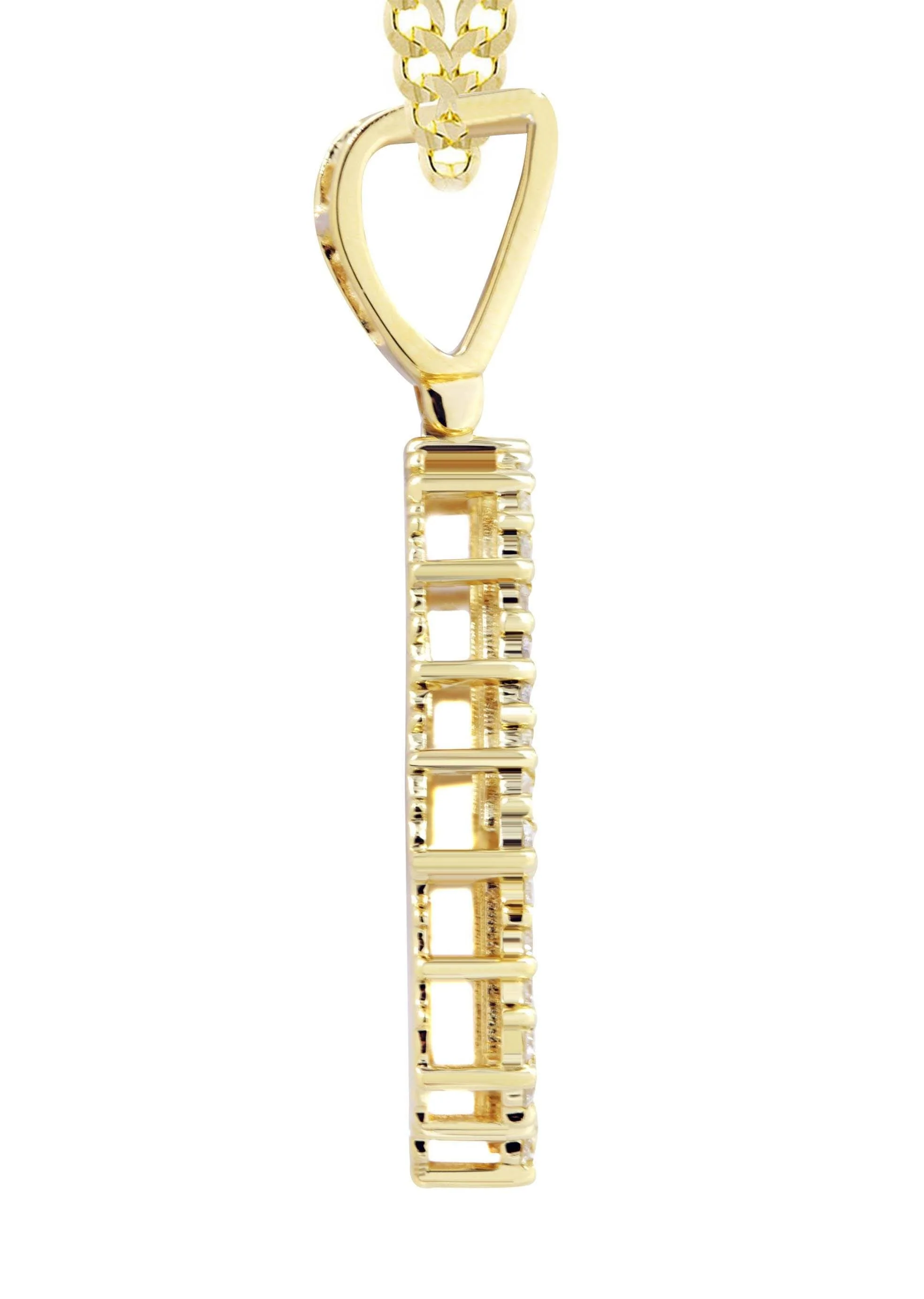 10K Yellow Gold Hamsa Diamond Necklace | 2.02 Carats - Image 4