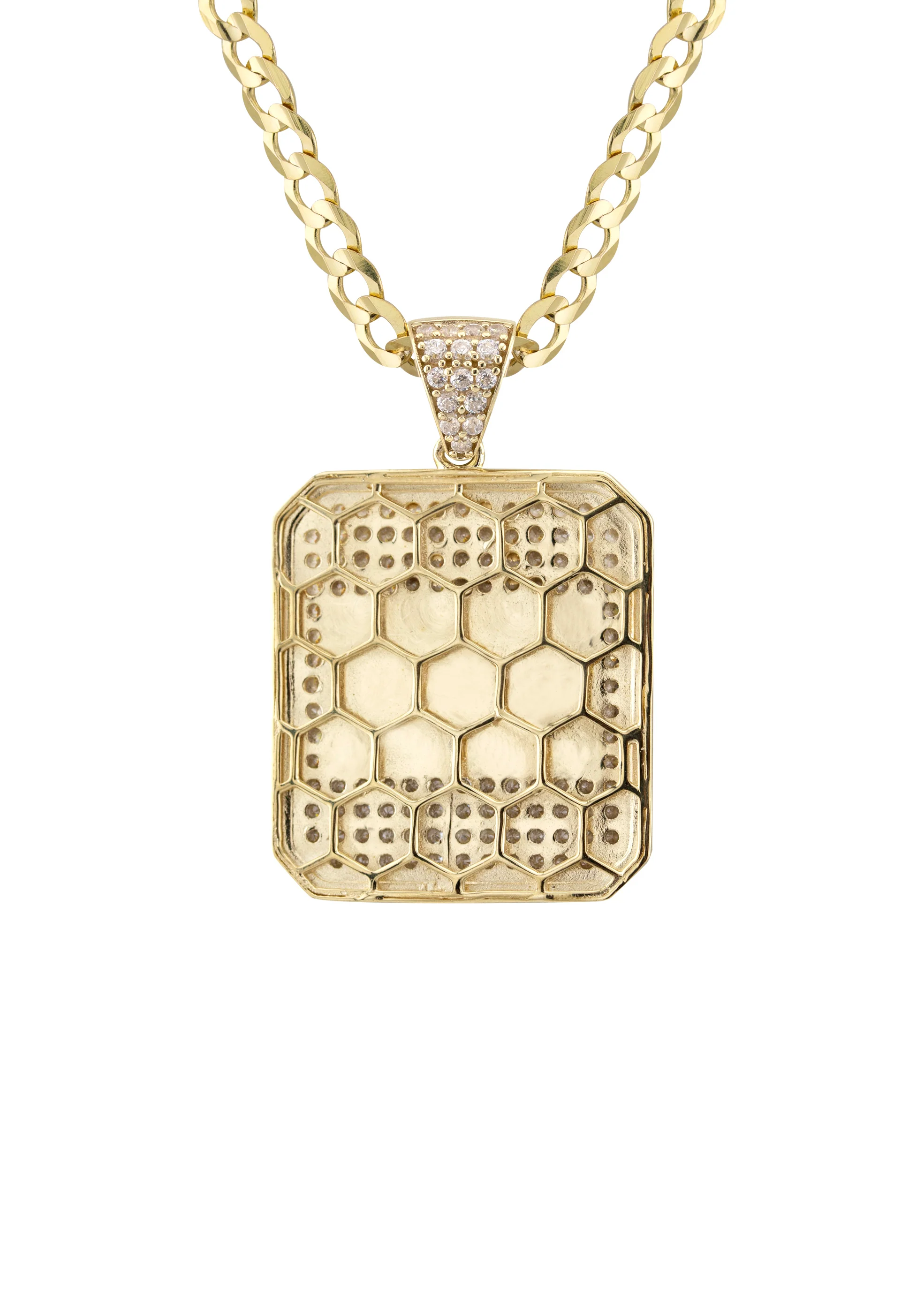 10K Yellow Gold Italy Flag Necklace | Appx. 5 - 12 Grams - Image 3
