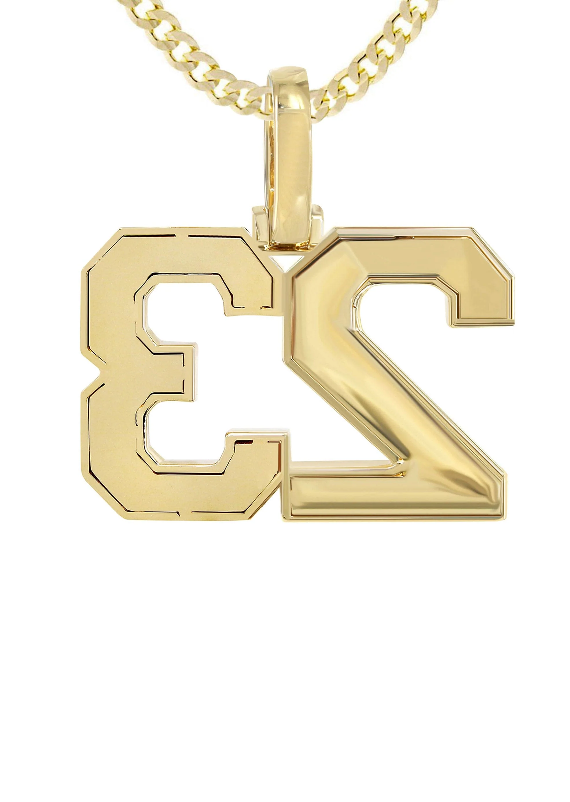 Jersey Number Diamond Pendant Necklace | 1.15 Carats - Image 5