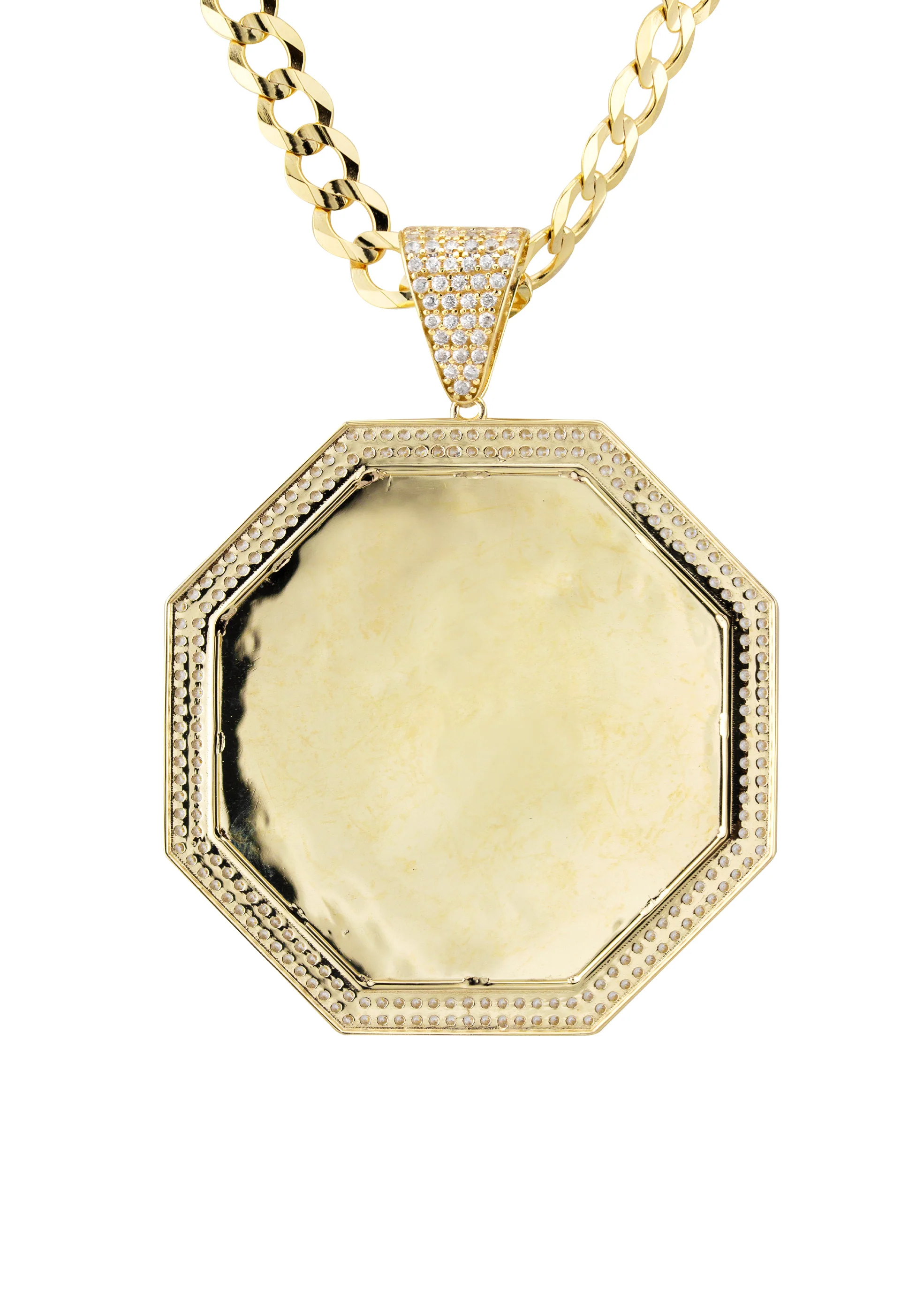 10K Yellow Gold Jesus Head Necklace | Appx. 14 - 28 Grams - Image 3