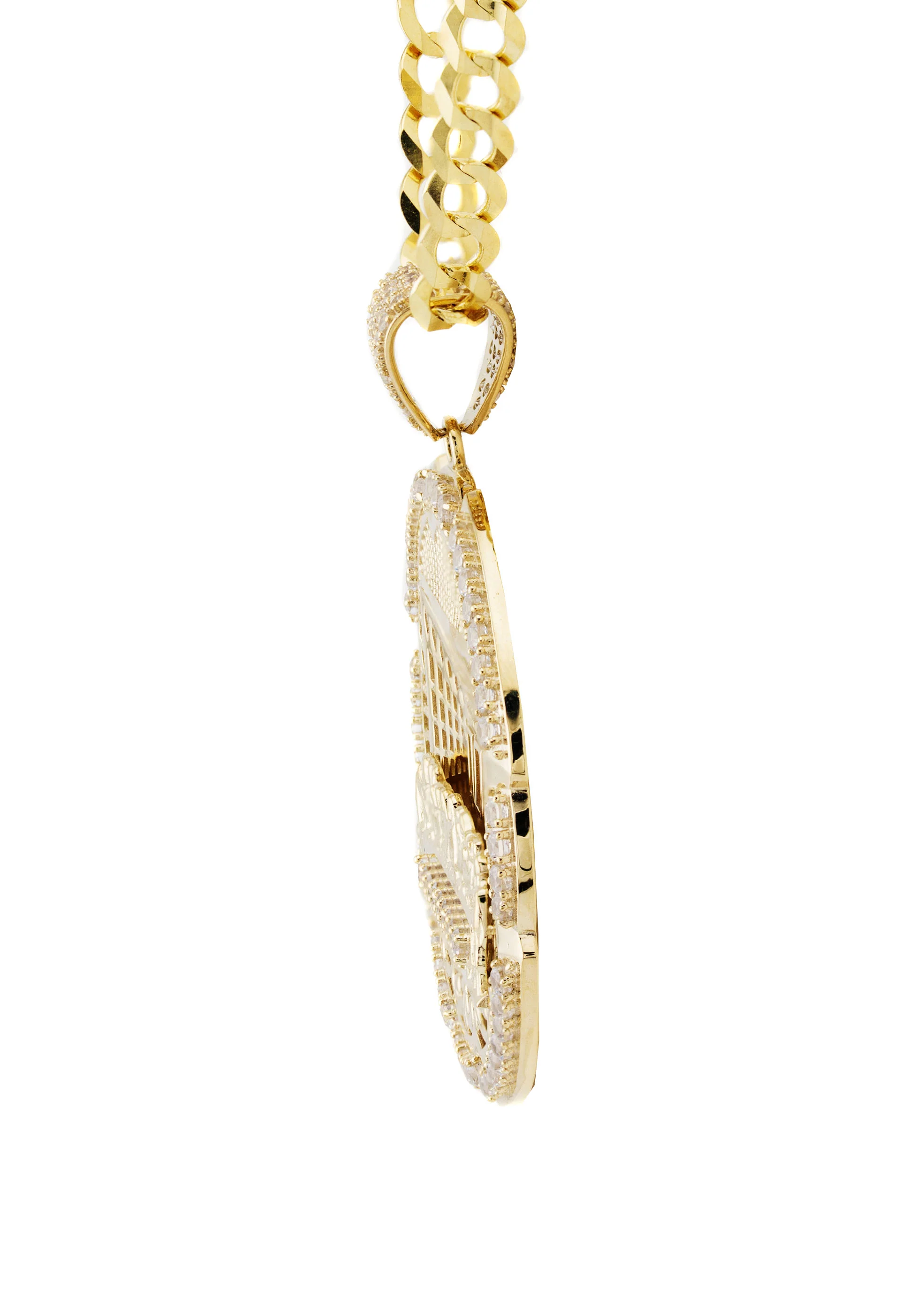 10K Yellow Gold Last Supper Necklace | Small 13 Grams - Large 27 Grams - Image 4