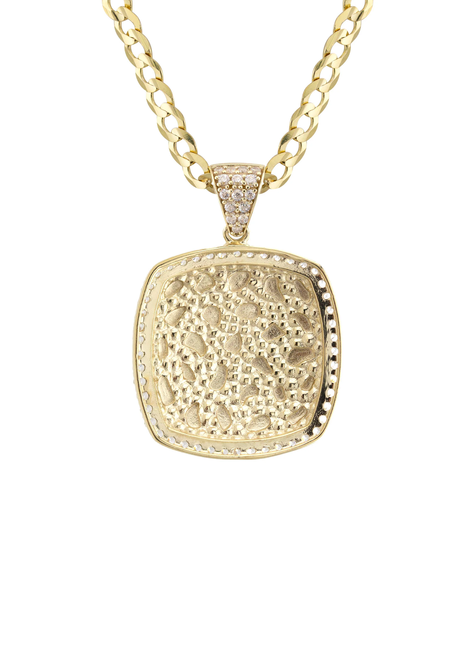 10K Yellow Gold Nugget Necklace | Appx. 3 - 10 Grams - Image 3