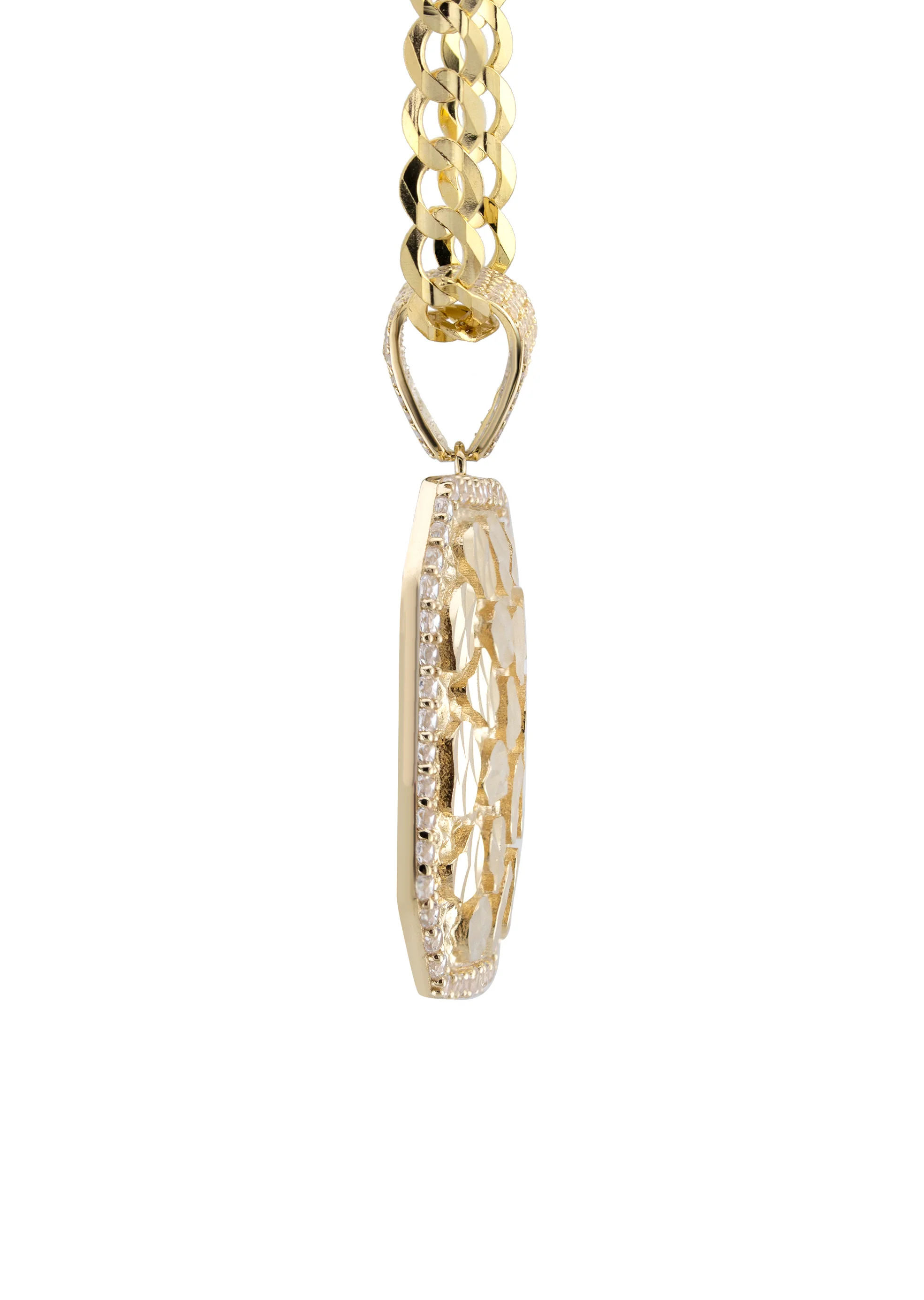 10K Yellow Gold Nugget Necklace | Appx. 4.5 - 18.5 Grams - Image 4