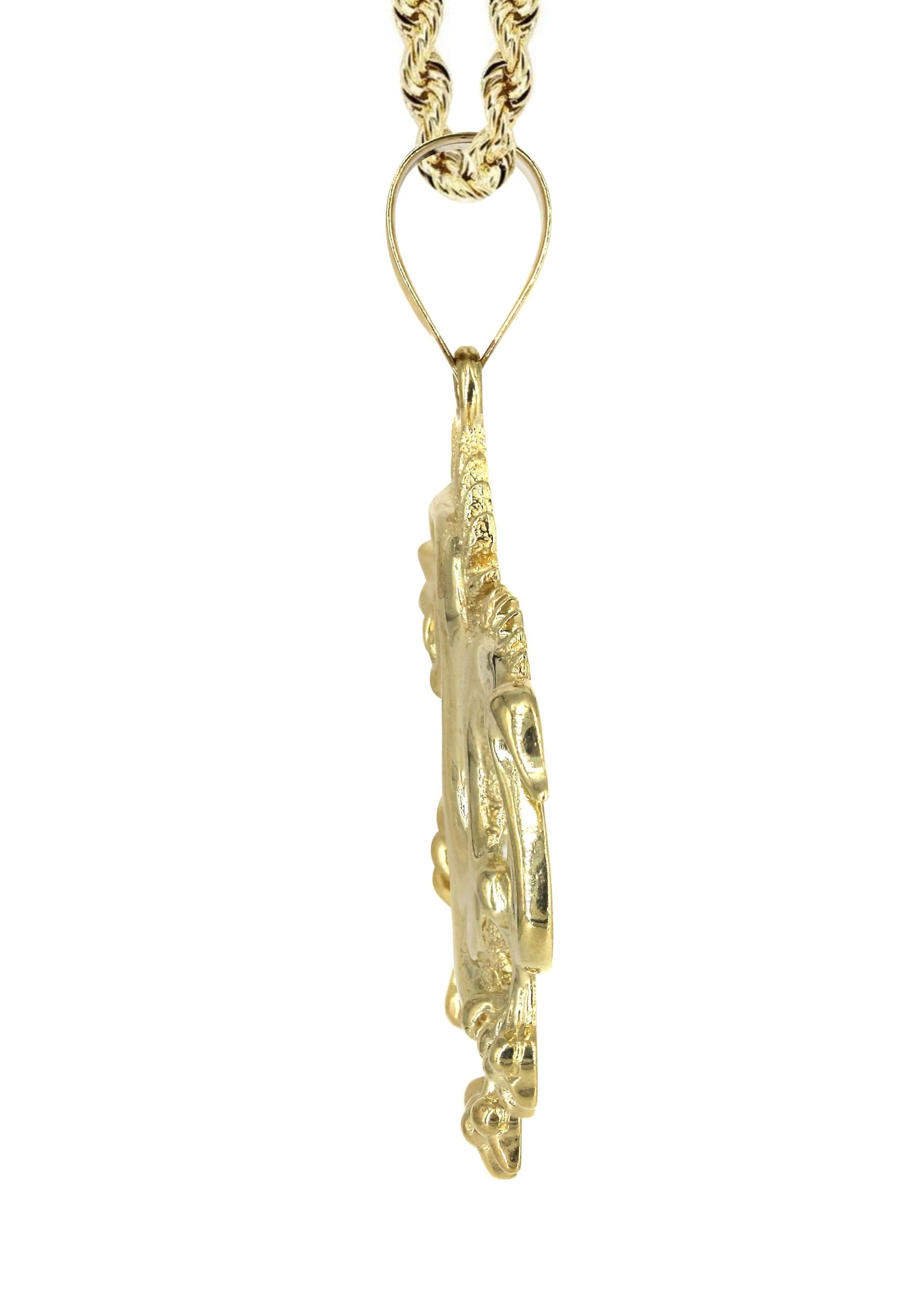 10K Yellow Gold Dragon Necklace | Appx. 18.9 Grams - Image 4