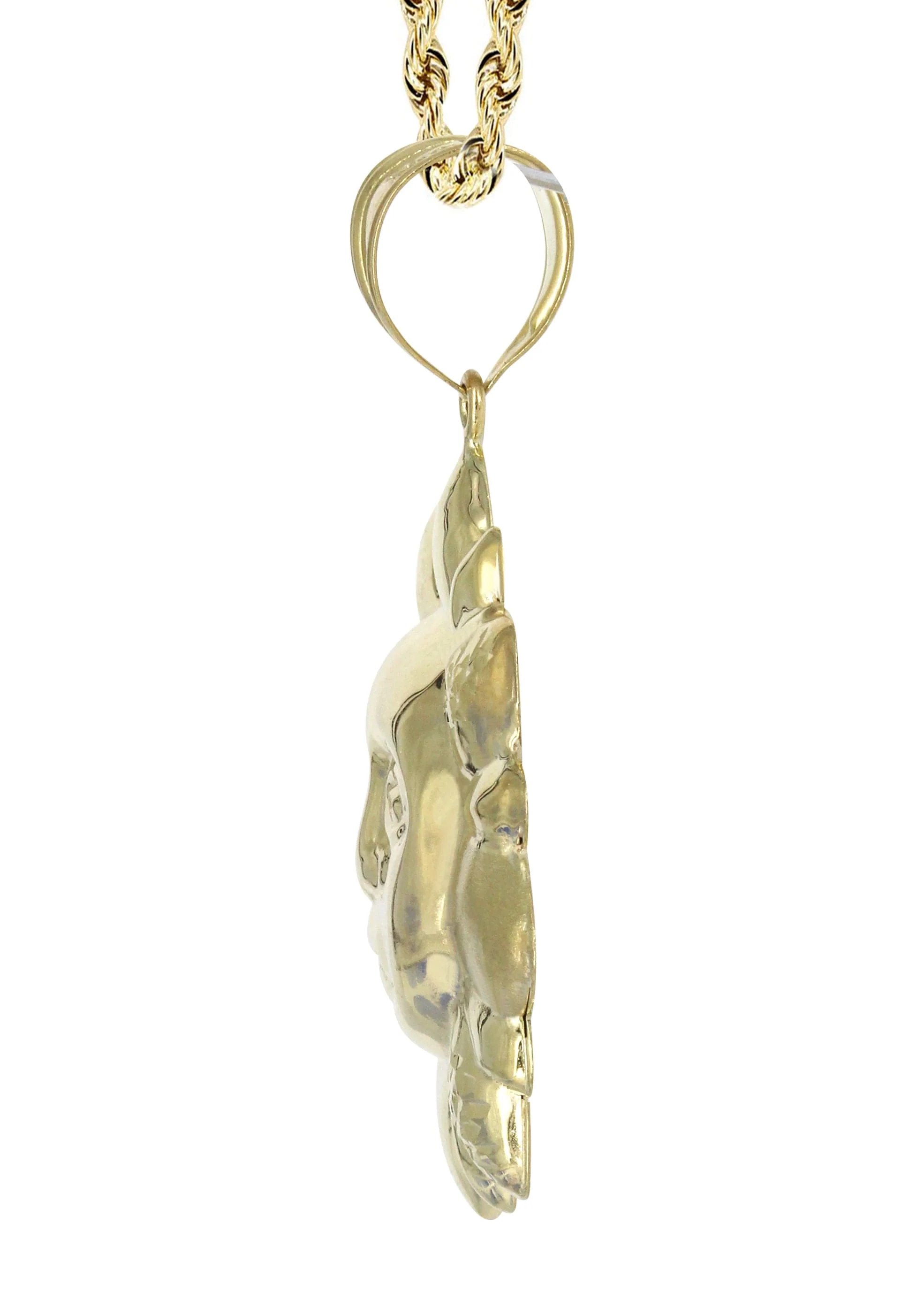 10K Yellow Gold Sun Necklace | Appx. 15.9 Grams - Image 4