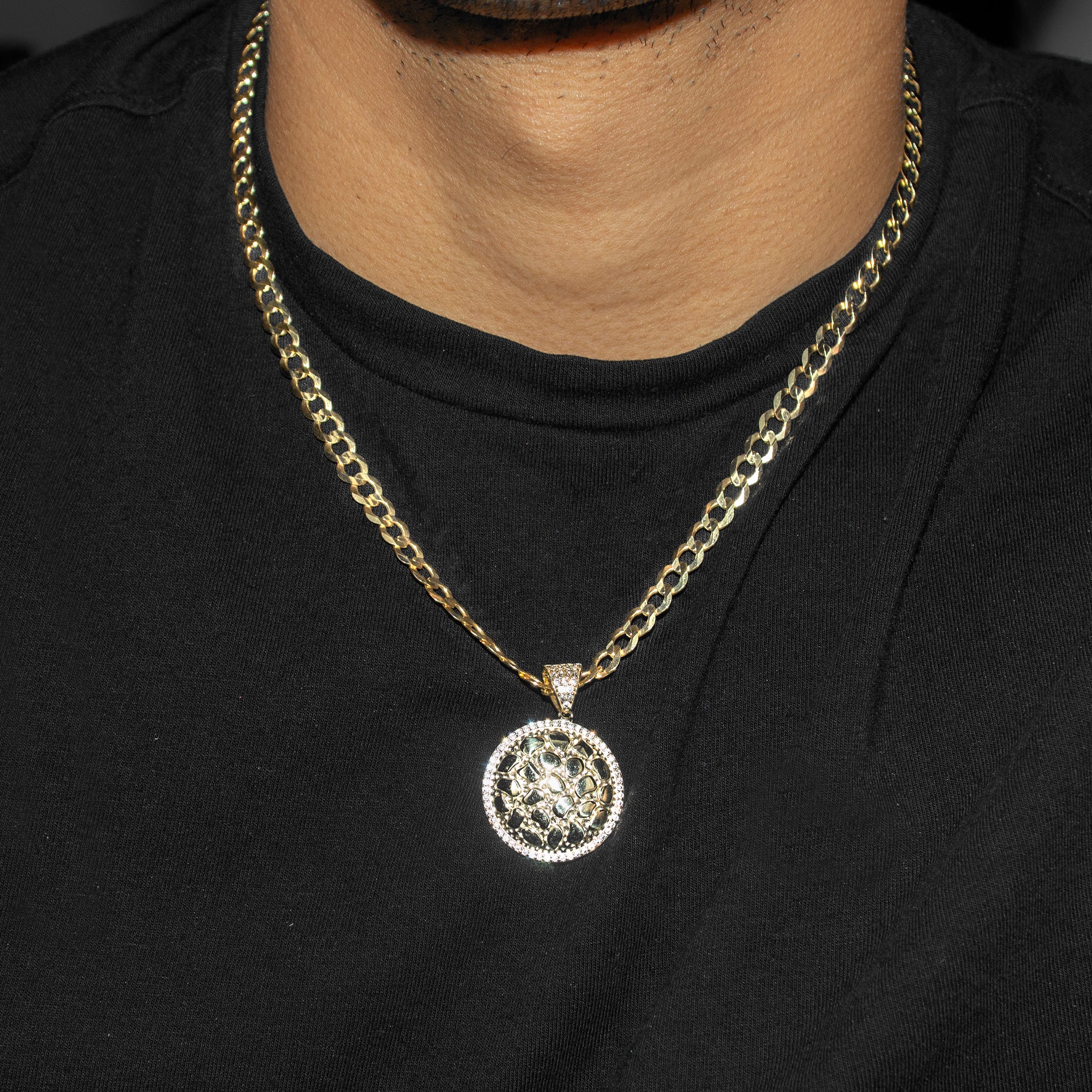 10K Yellow Gold Round Nugget Necklace | Appx. 4.5 - 18.5 Grams - Image 5