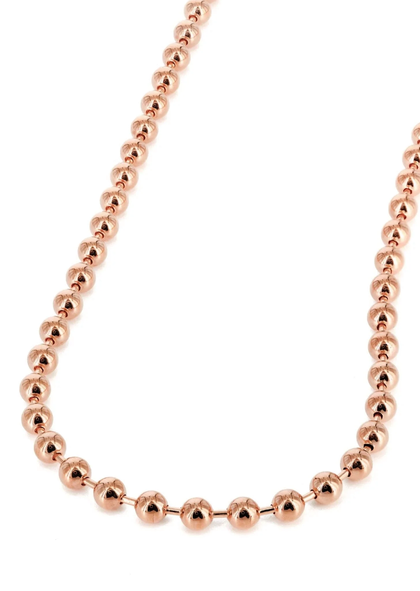 Dog Tag Chain - 14K Rose Gold Chain