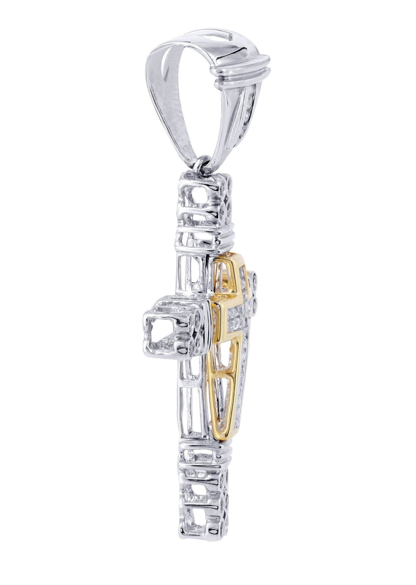 Diamond Cross Pendant | 0.68 Carats | 7.11 Grams - Image 3