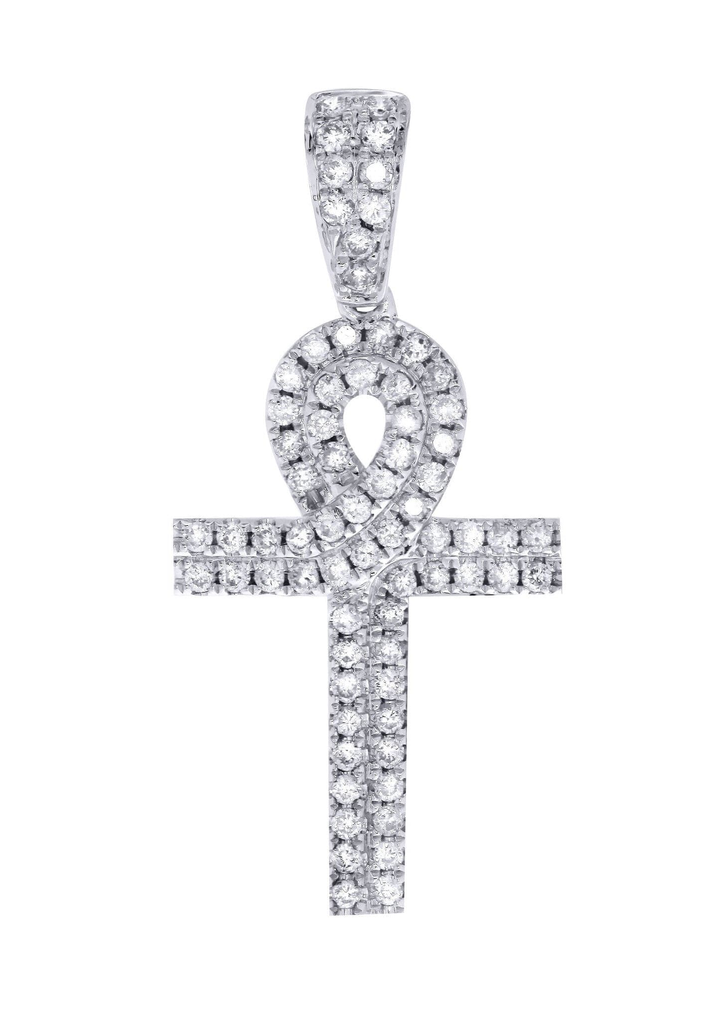 Diamond Ankh Pendant | 0.71 Carats | 2.18 Grams