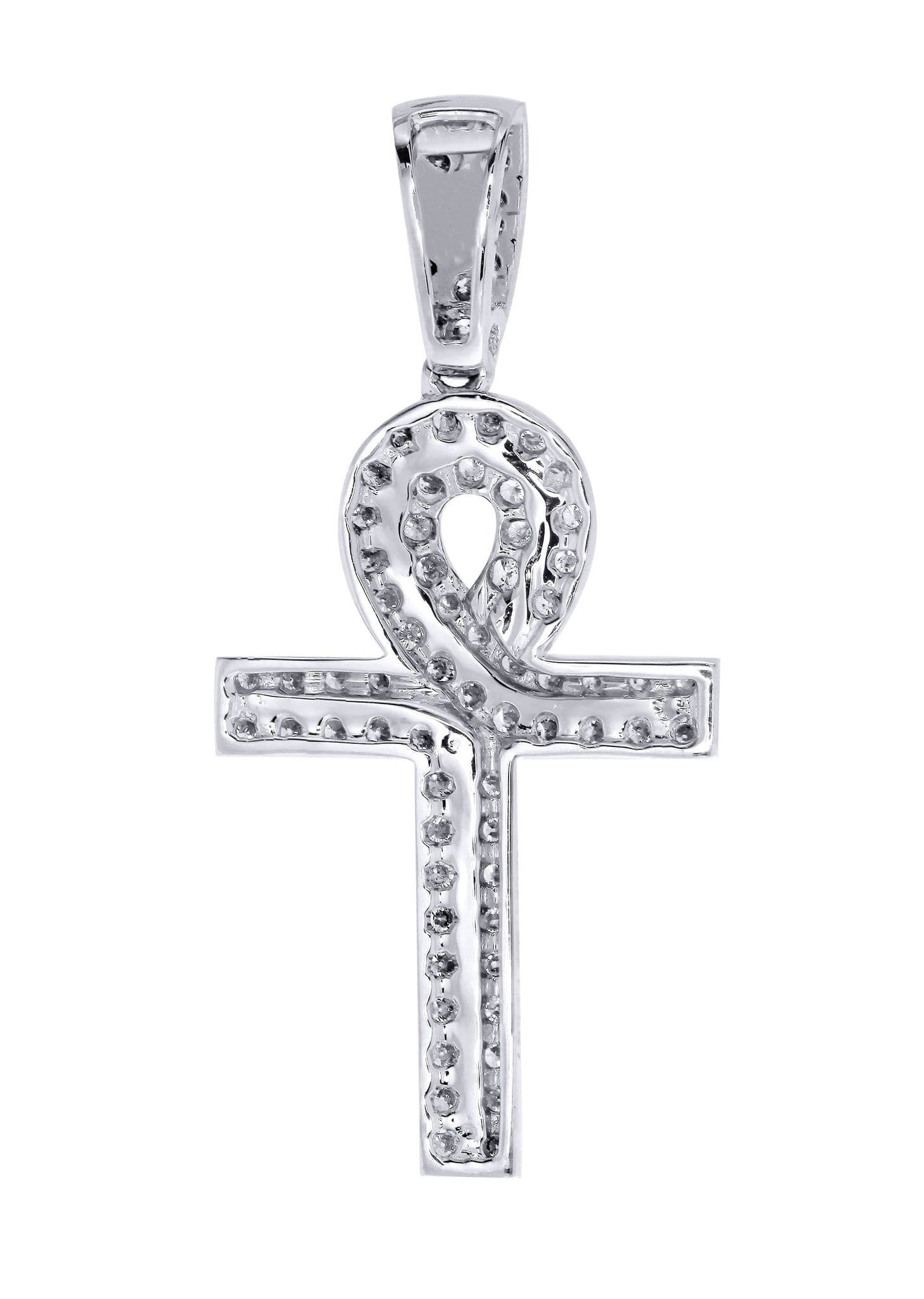 Diamond Ankh Pendant | 0.71 Carats | 2.18 Grams - Image 4