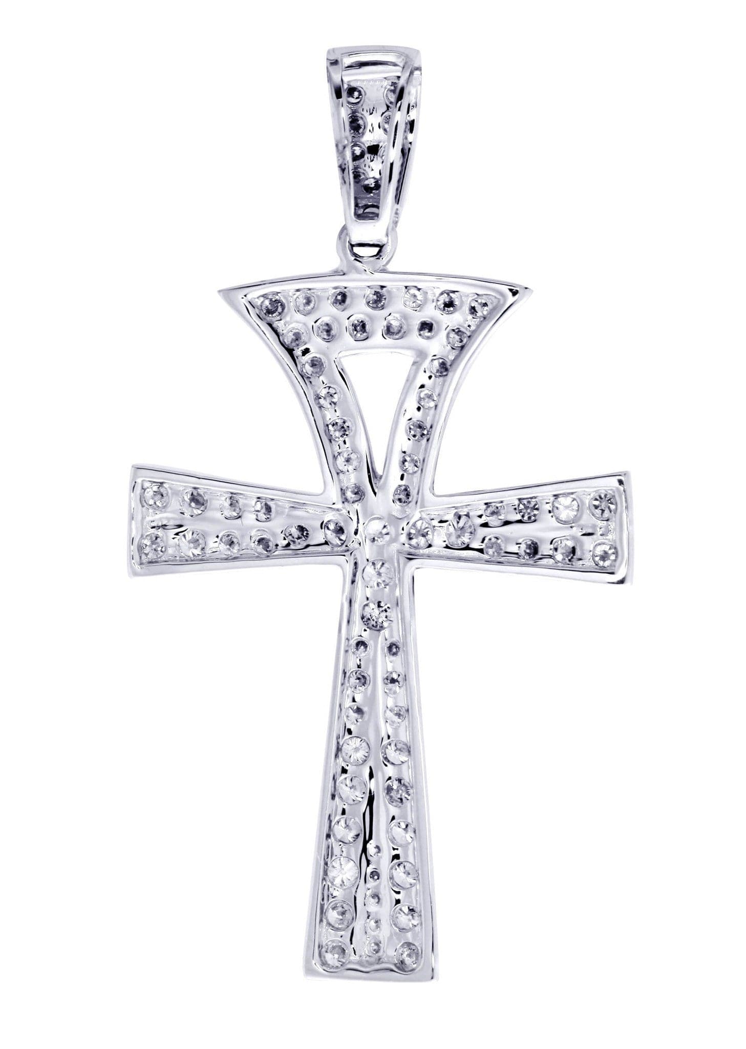 Diamond Ankh Pendant | 1.08 Carats | 2.52 Grams - Image 3
