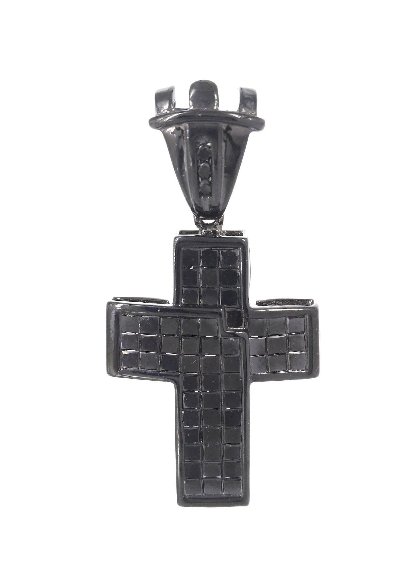 Black Diamond Cross Pendant | 1.45 Carats | 4.48 Grams