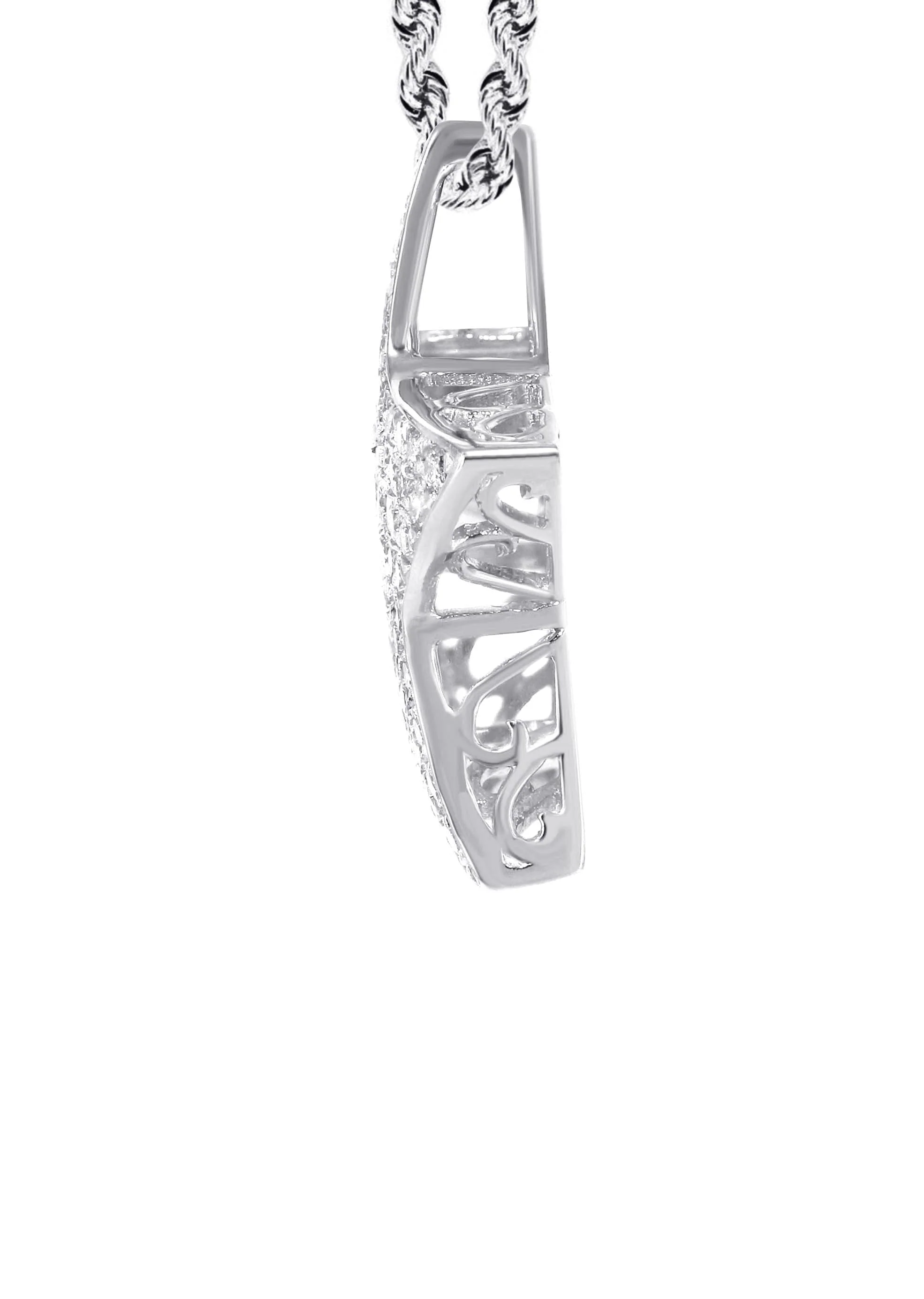 14K White Gold Diamond Star Necklace | 1.65 Carats - Image 4
