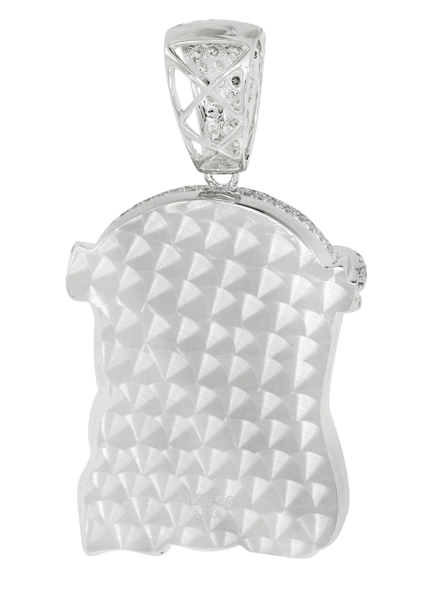 Diamond Jesus Piece | 49.17 Grams | 5.23 Carats - Image 4