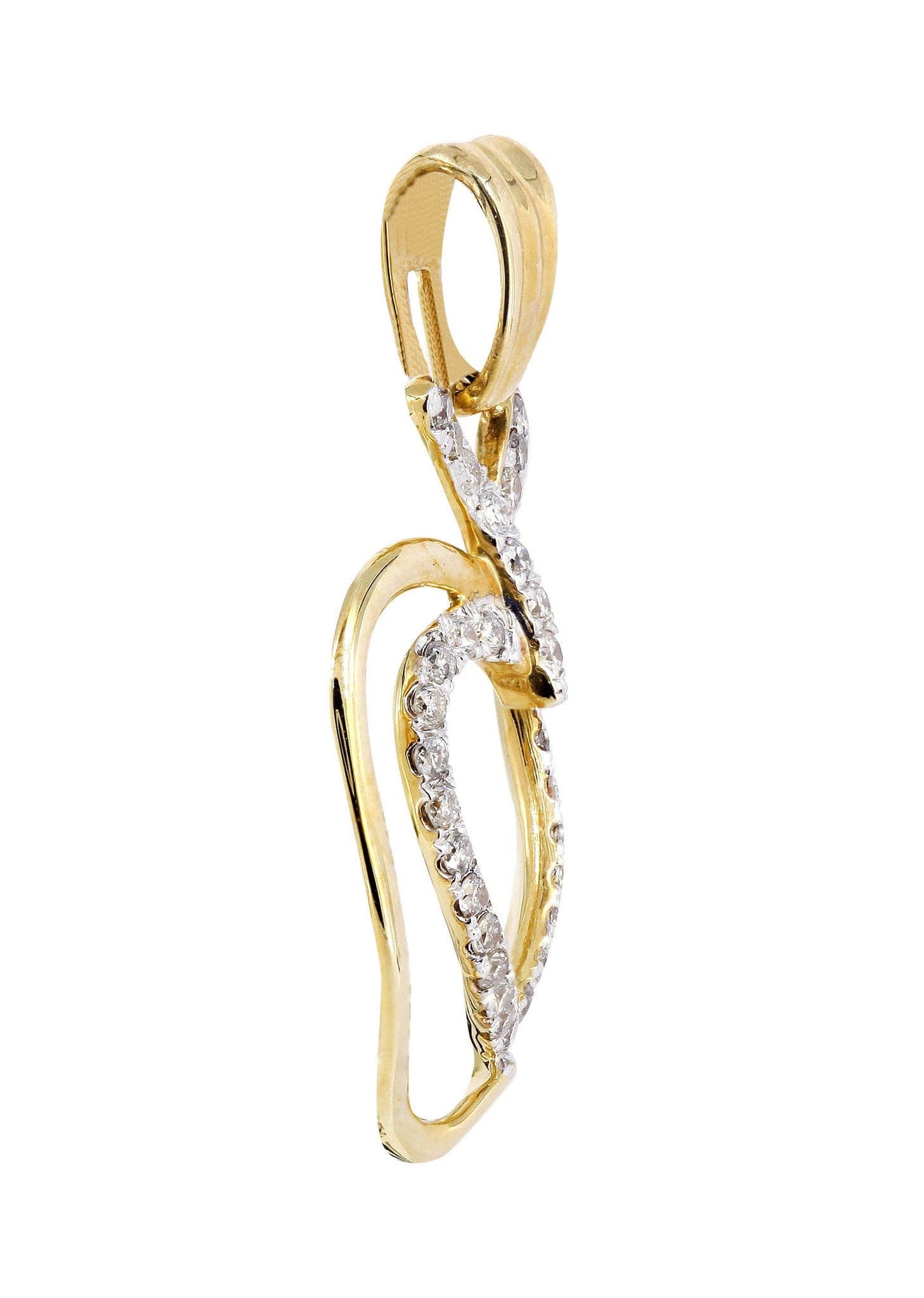 Diamond Apple Pendant | 0.38 Carats | 2.04 Grams - Image 2