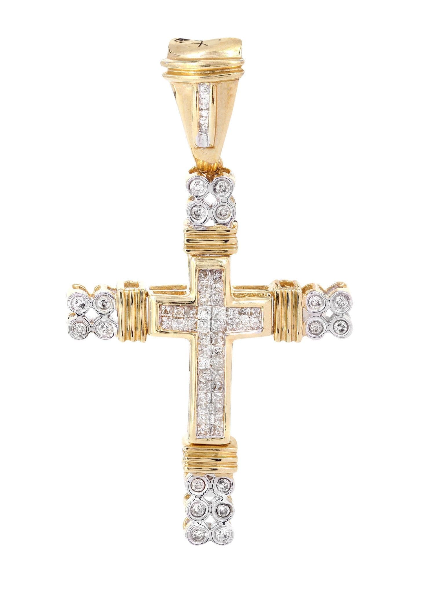 Diamond Cross Pendant | 0.68 Carats | 7.11 Grams