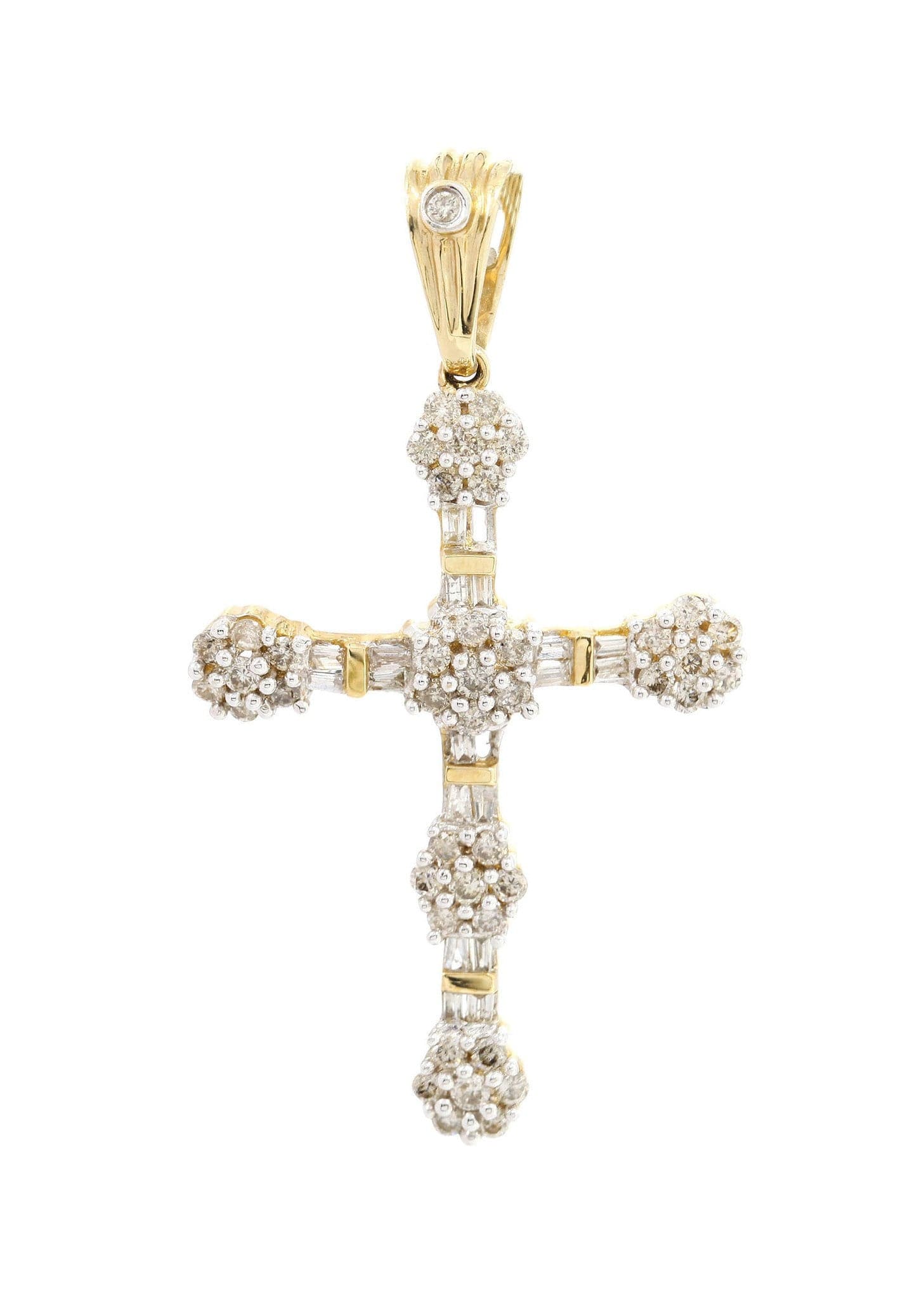 Diamond Cross Pendant | 0.87 Carats | 2.92 Grams