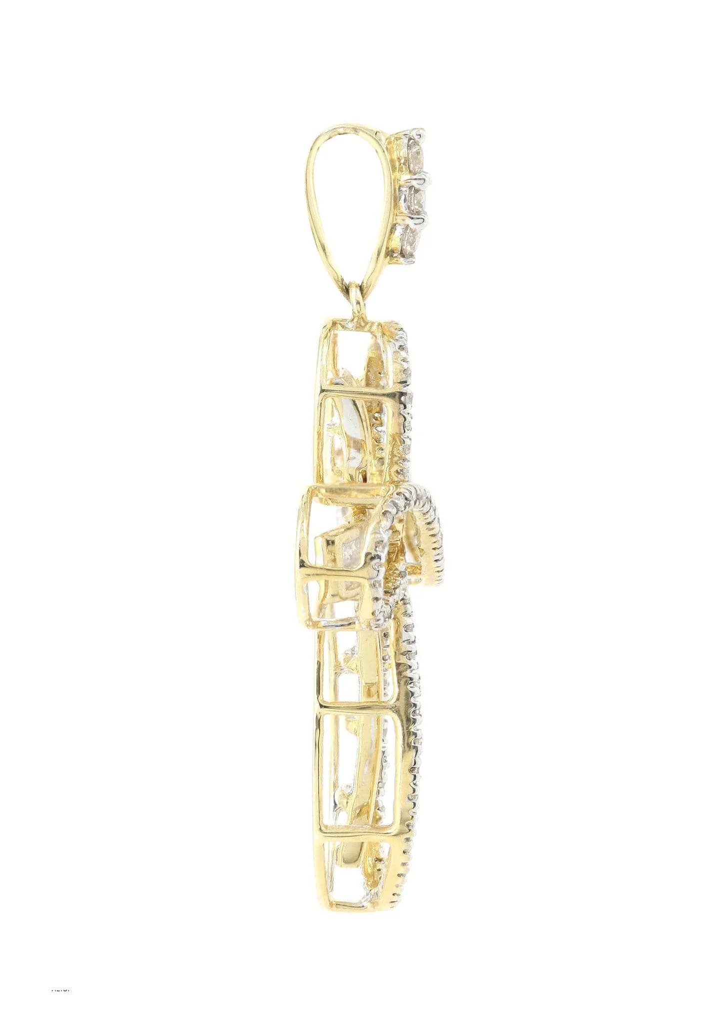 Diamond Cross Pendant | 1.3 Carats | 5.29 Grams - Image 4