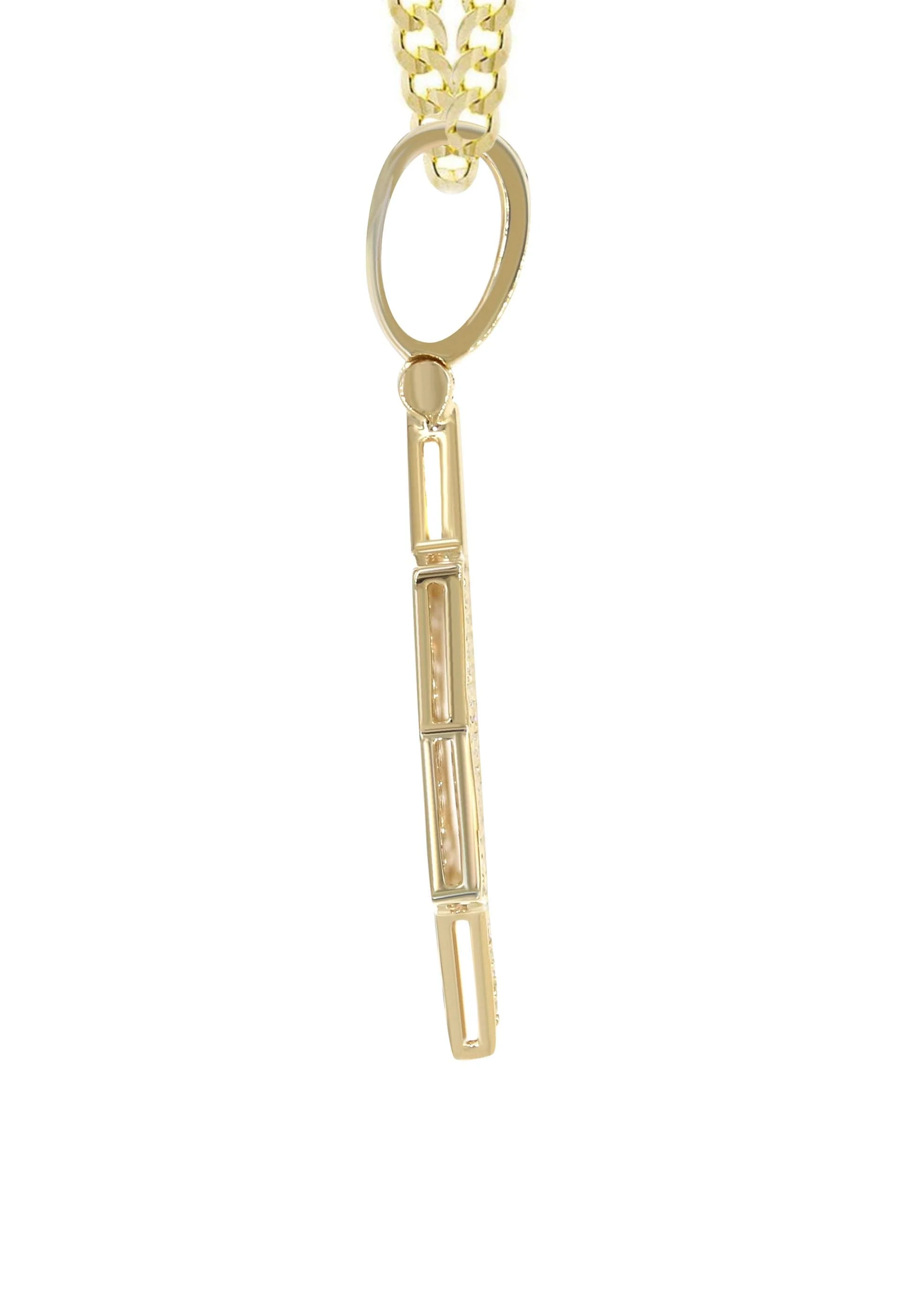 14K Yellow Gold Diamond Star of David Necklace | 1.58 Carats - Image 4