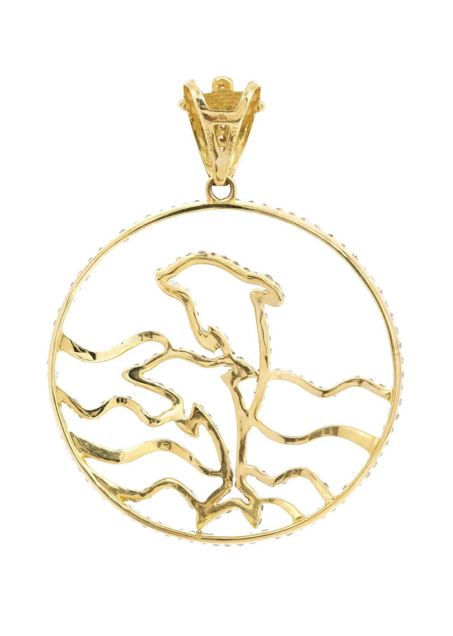Diamond Dolphin Pendant | 1.59 Carats | 5.85 Grams - Image 3