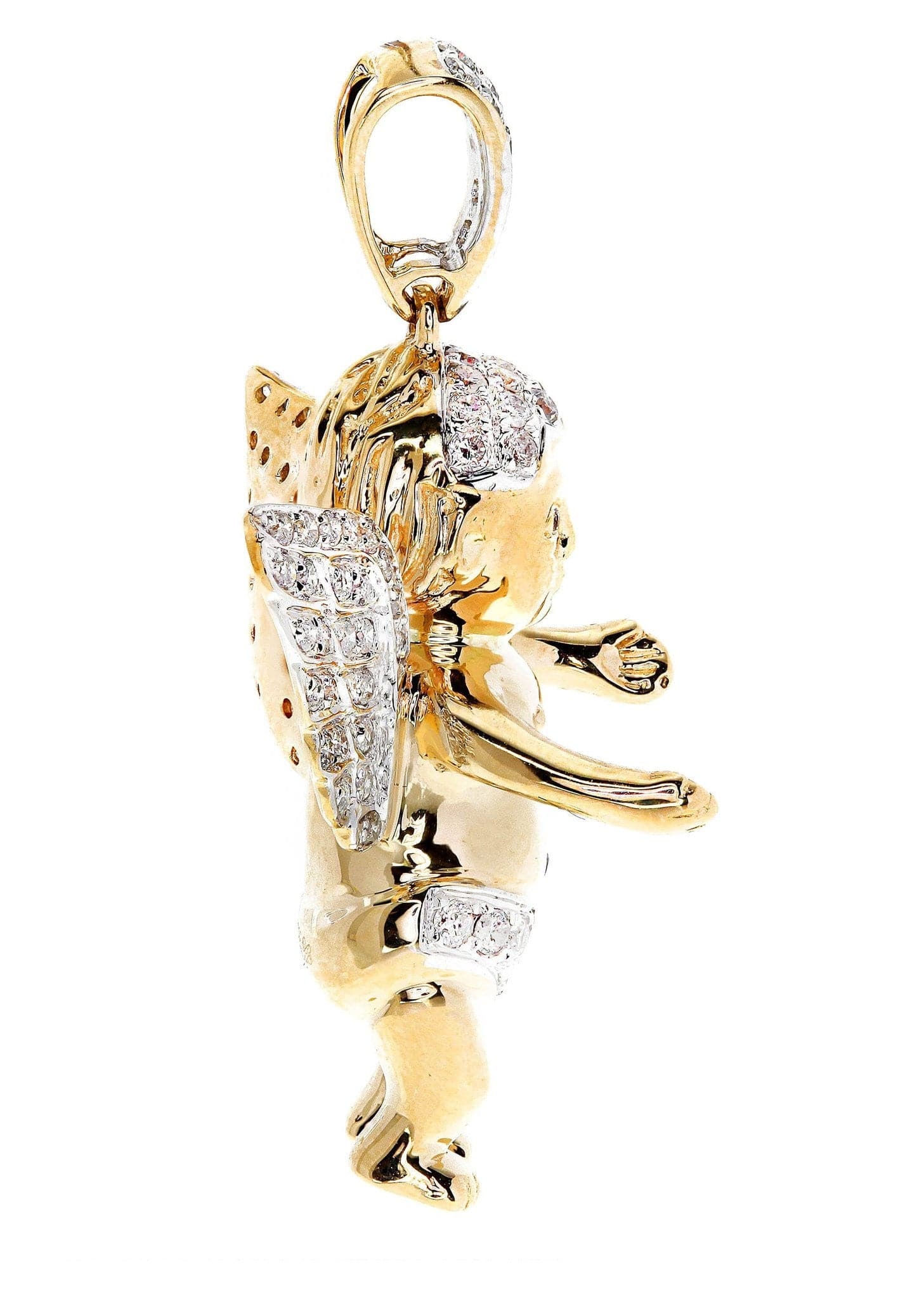 Diamond Angel Pendant | 10.5 Grams | 0.83 Carats - Image 2
