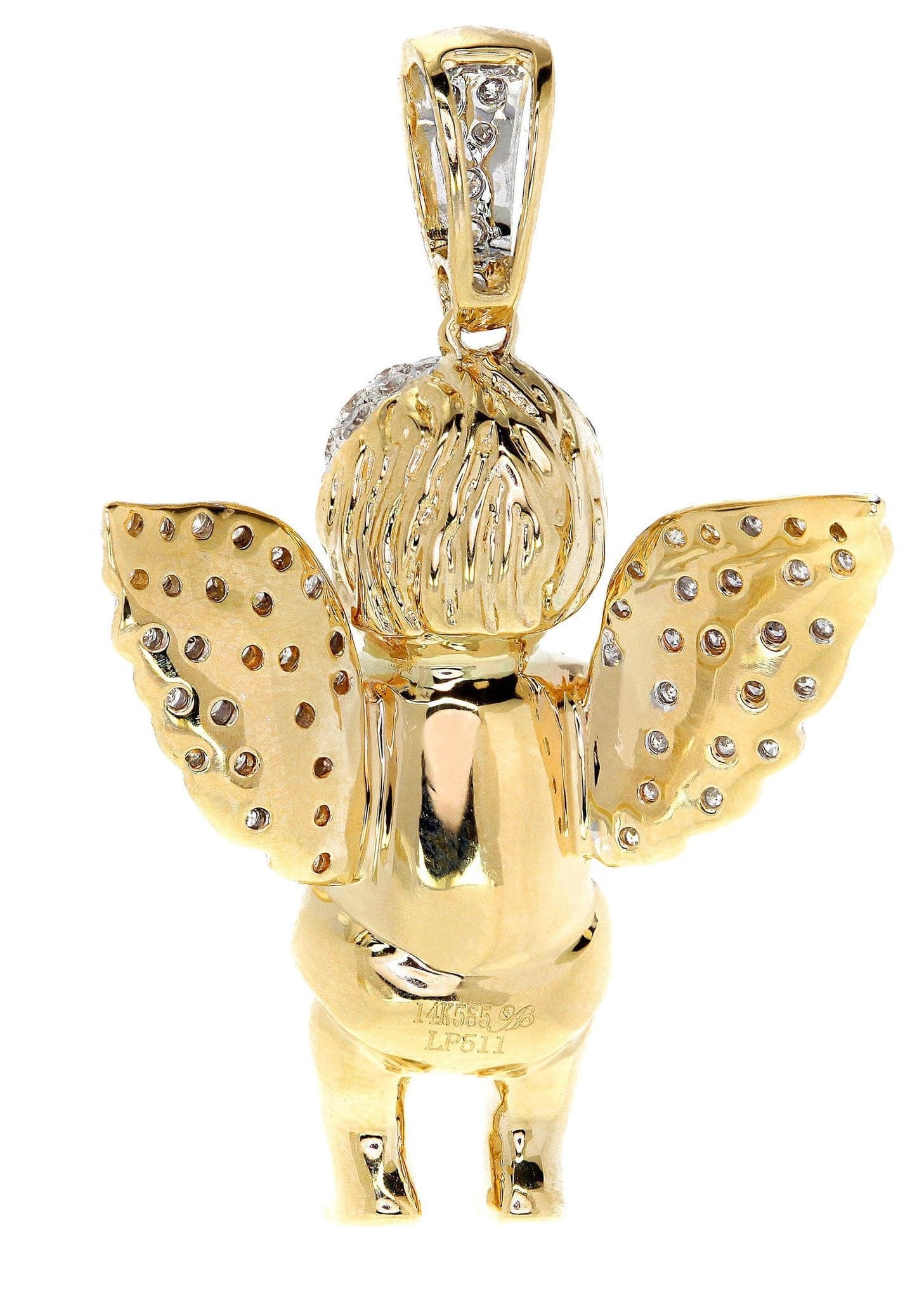 Diamond Angel Pendant | 10.5 Grams | 0.83 Carats - Image 4