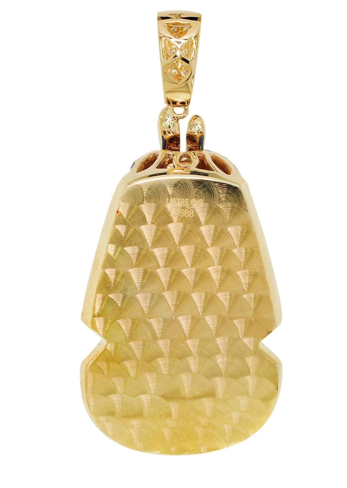 Diamond Pharoh Pendant | 22.35 Grams | 0.83 Carats - Image 4