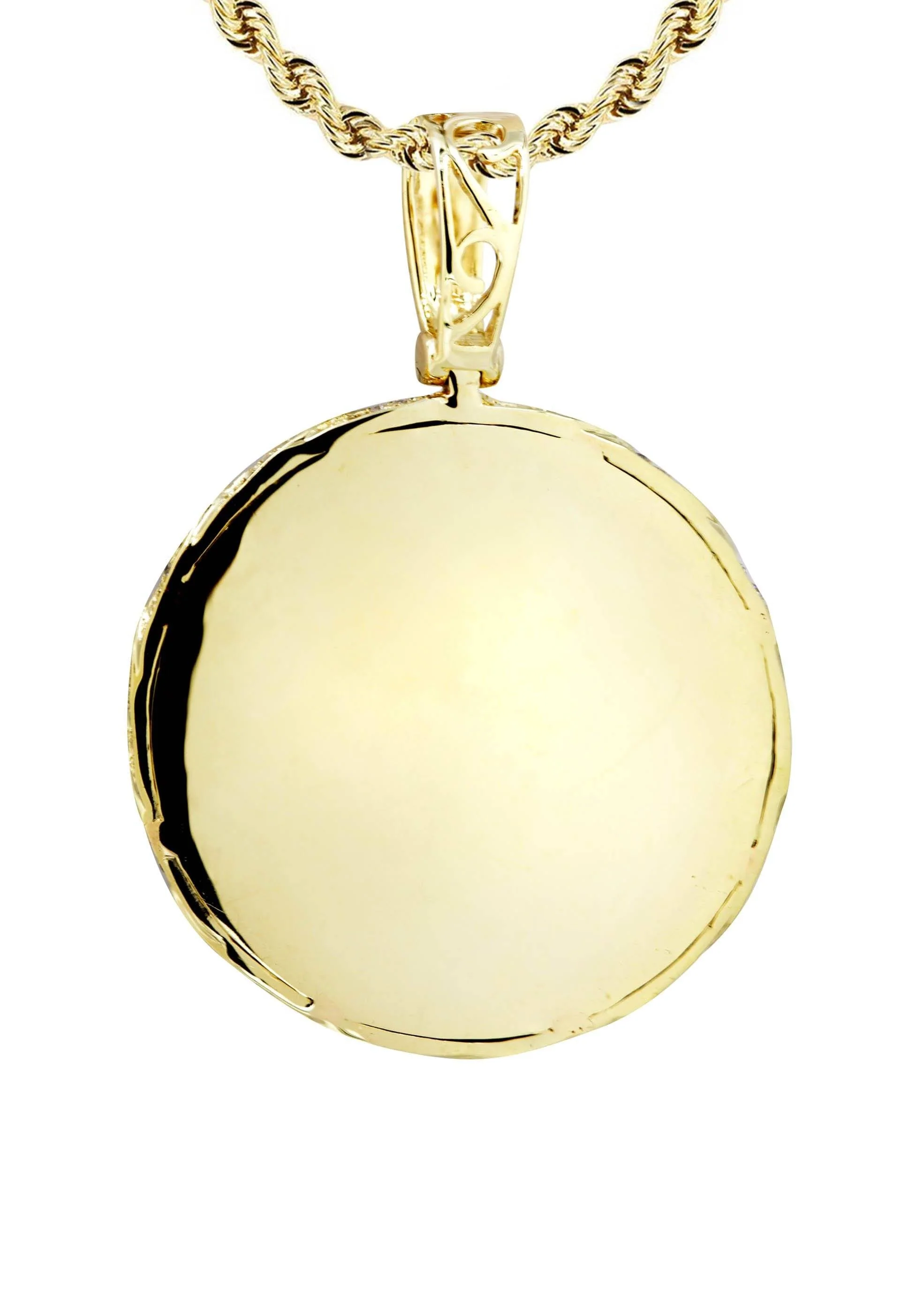 14K Yellow Gold Round Diamond Necklace | 2.1 Carats - Image 3