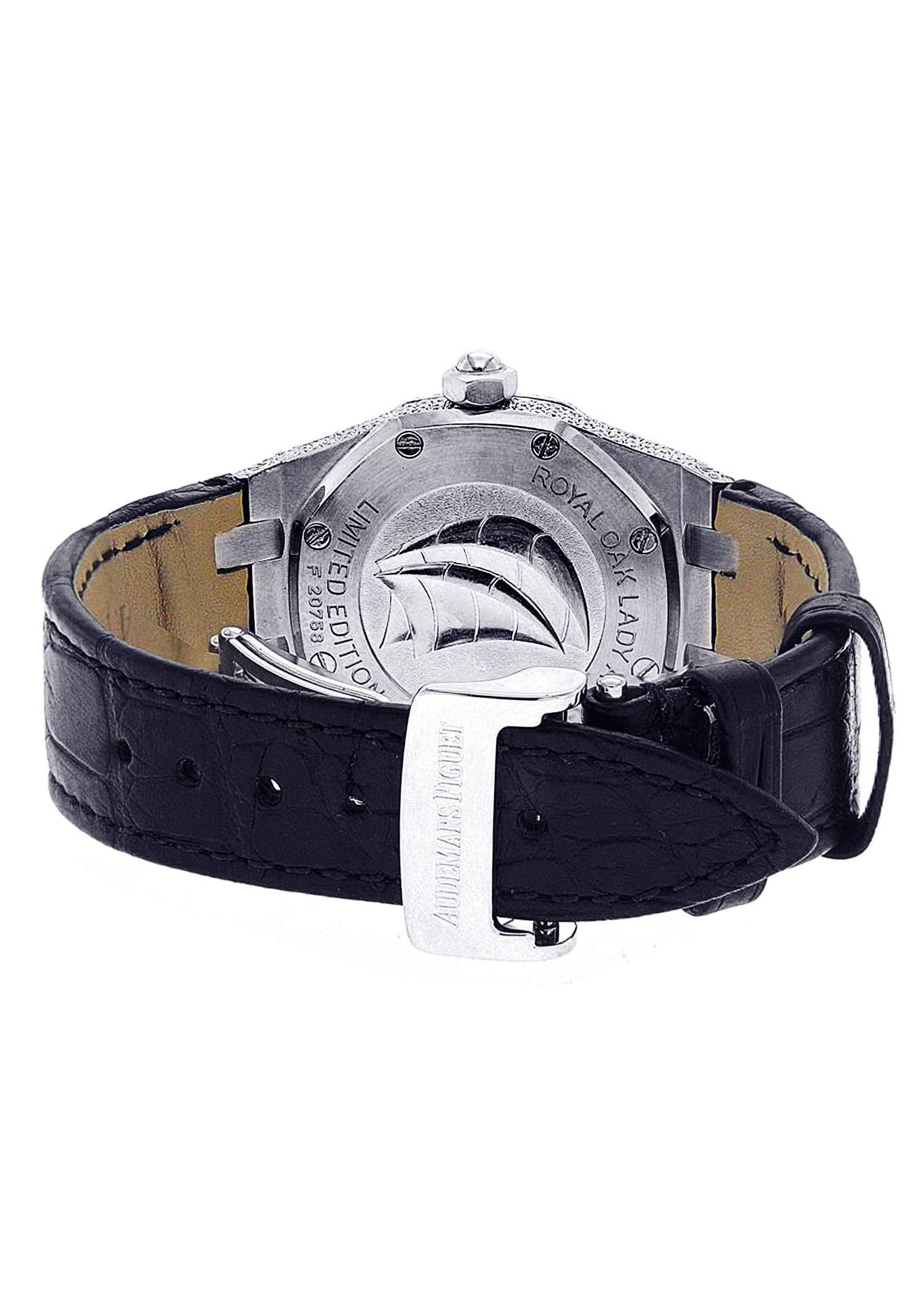 Diamond Audemars Piguet Royal Oak Limited Edition Alinhgi Watch For Women | Stainless Steel - Image 3