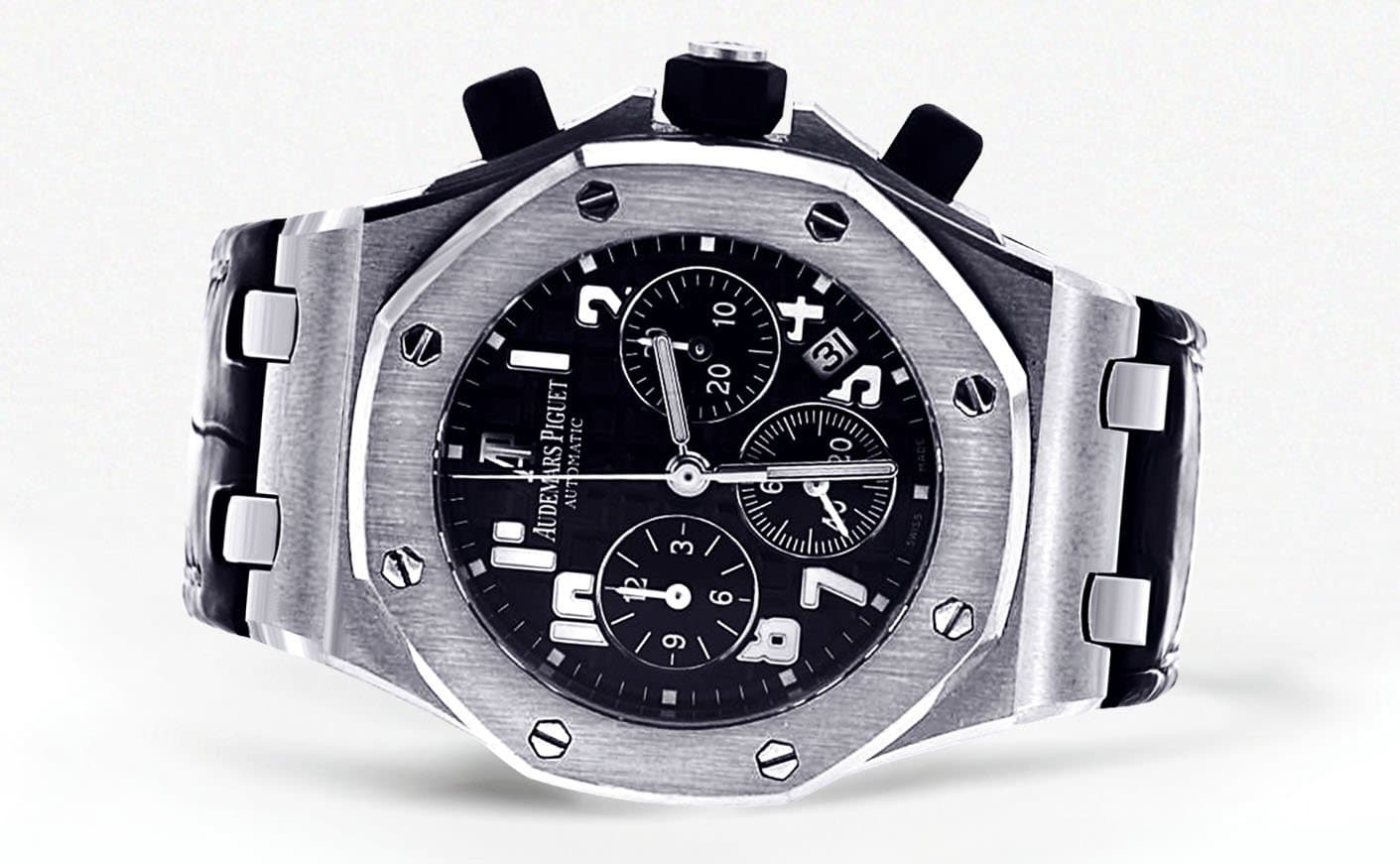 Audemars Piguet Royal Oak Offshore Watch For Women | Stainless Steel | 37 Mm - Image 4