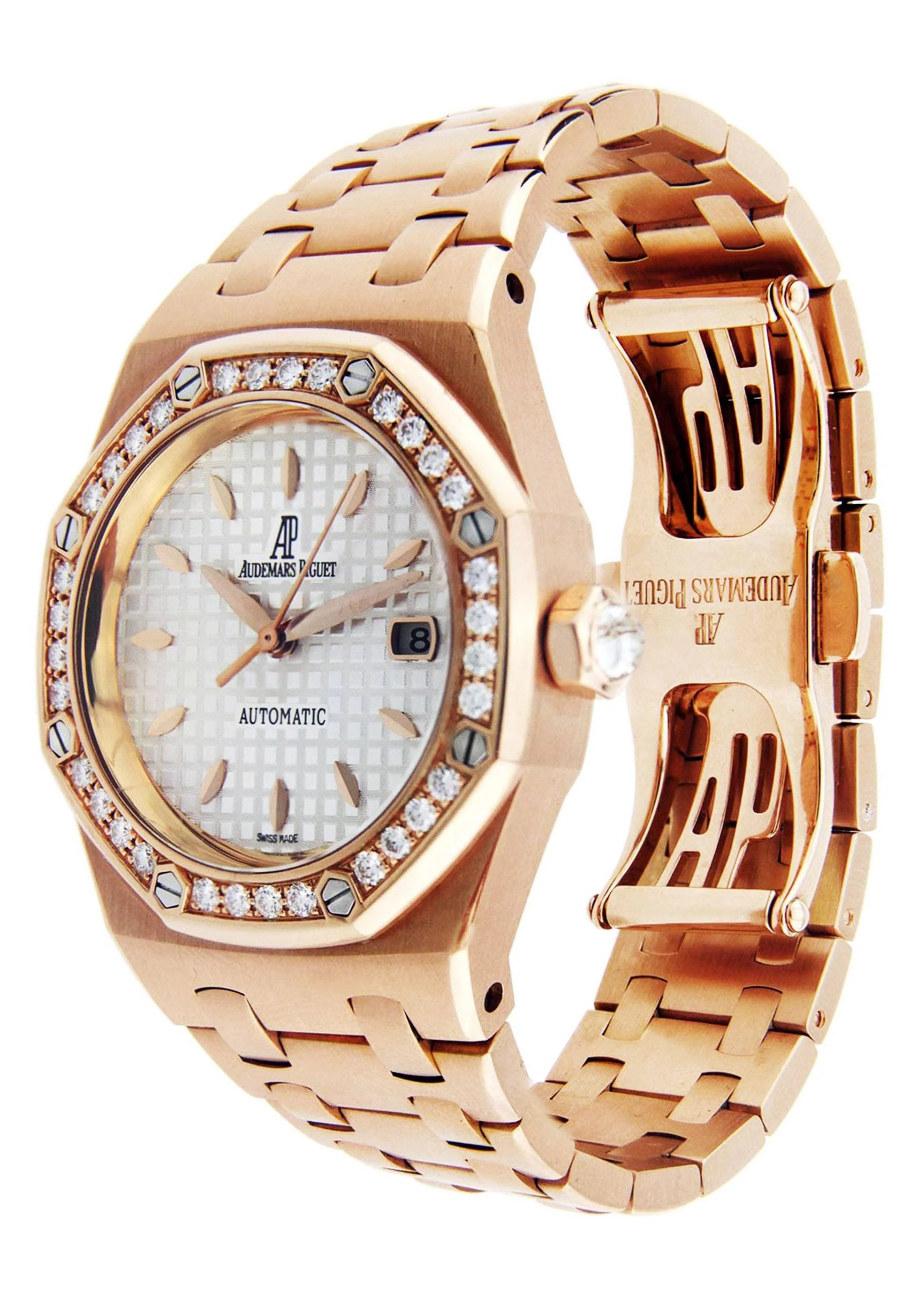 Audemars Piguet Royal Oak Watch For Women | 18K Rose Gold | 33 Mm - Image 2