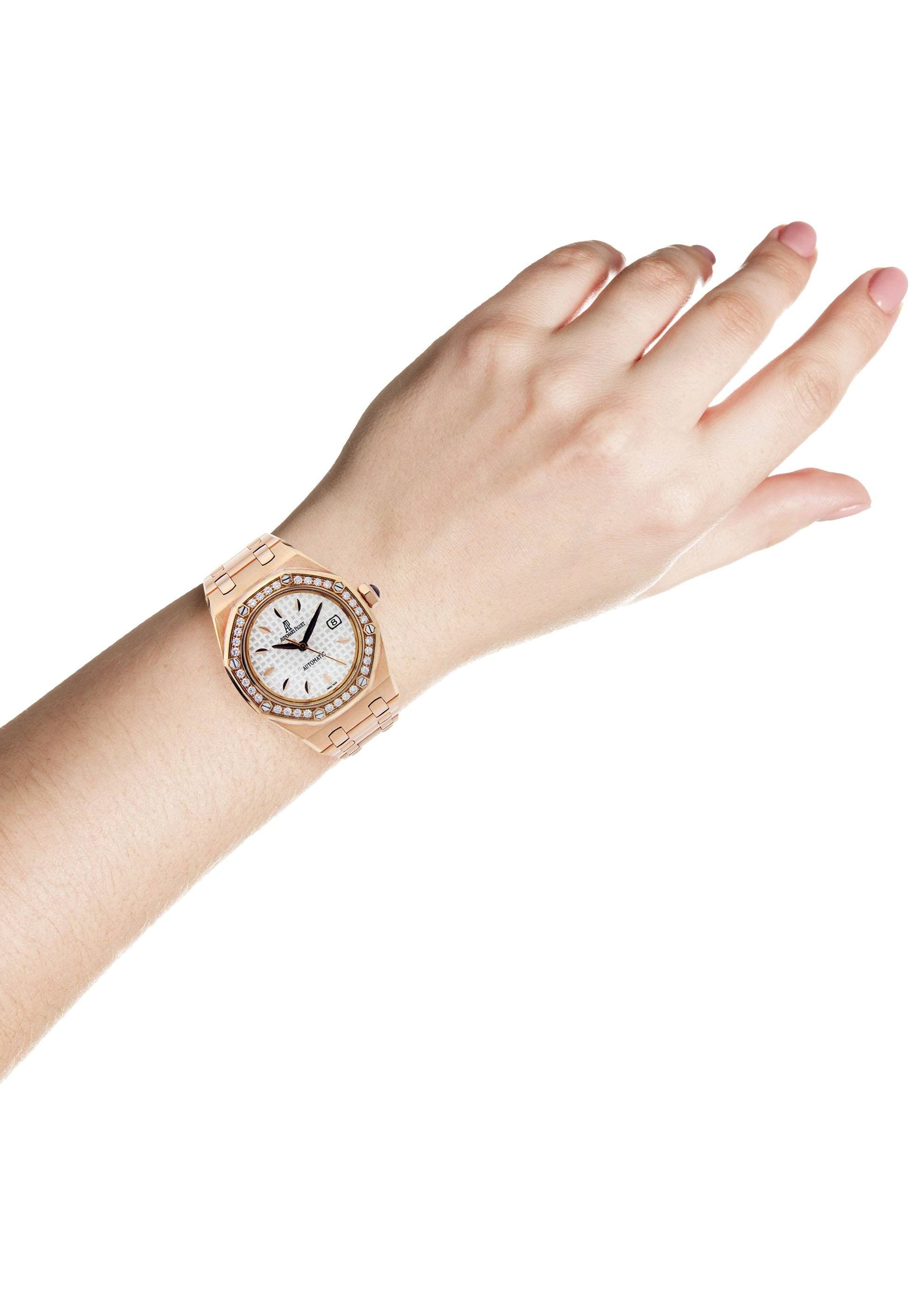 Audemars Piguet Royal Oak Watch For Women | 18K Rose Gold | 33 Mm - Image 5