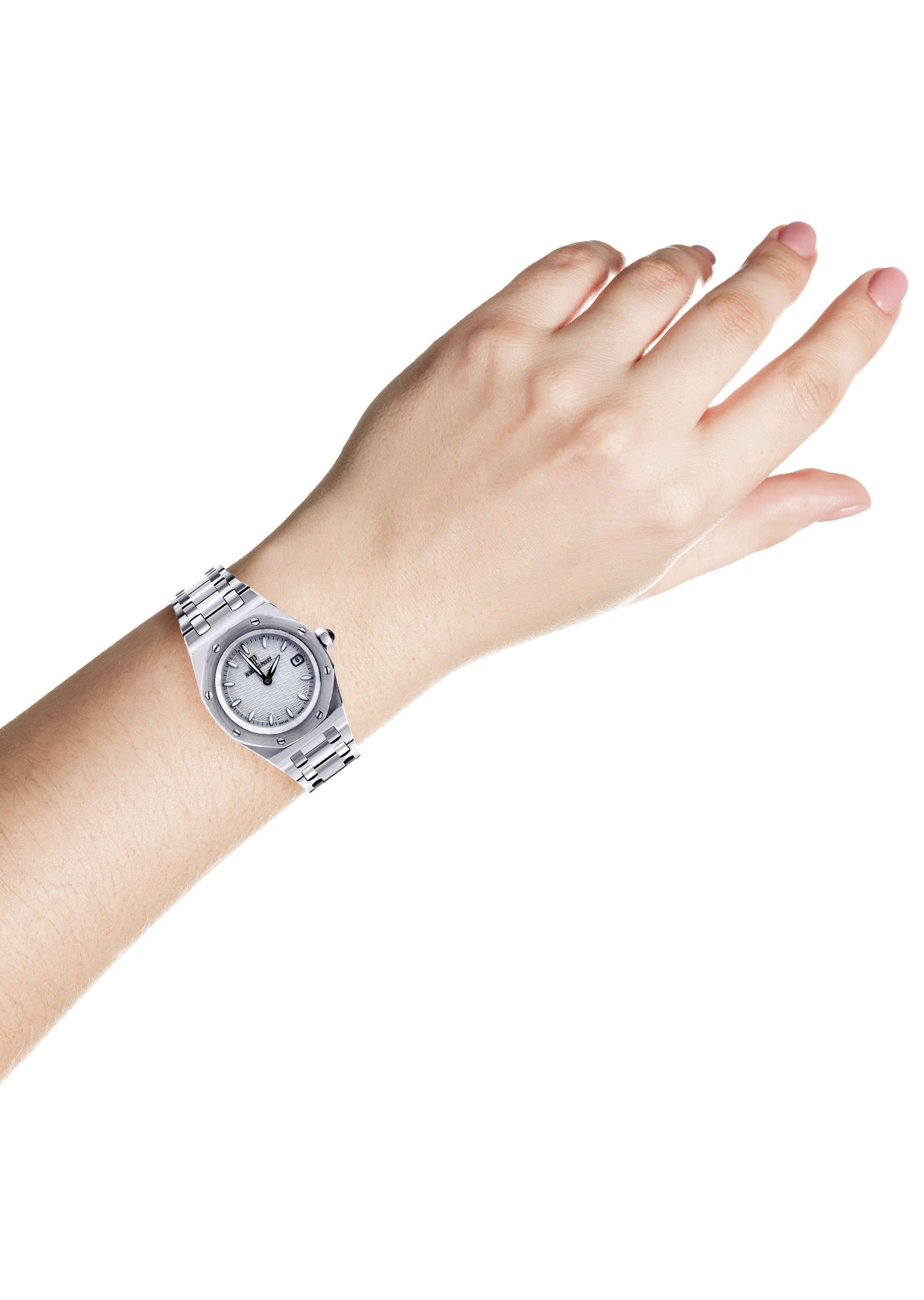 Audemars Piguet Royal Oak Watch For Women | White Gold | 33 Mm - Image 5