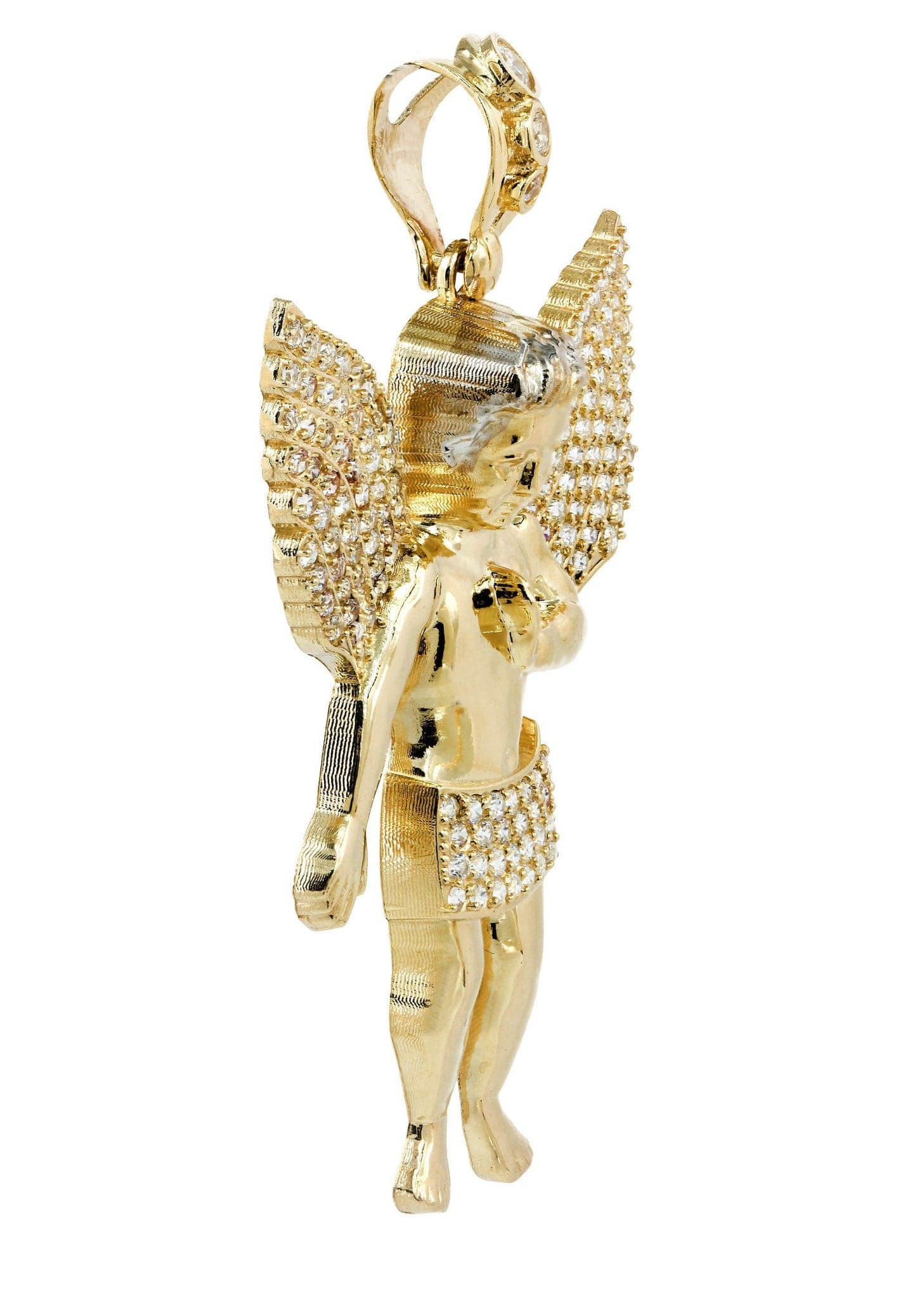 10K Gold Angel Pendant  |  14.3 Grams - Image 4