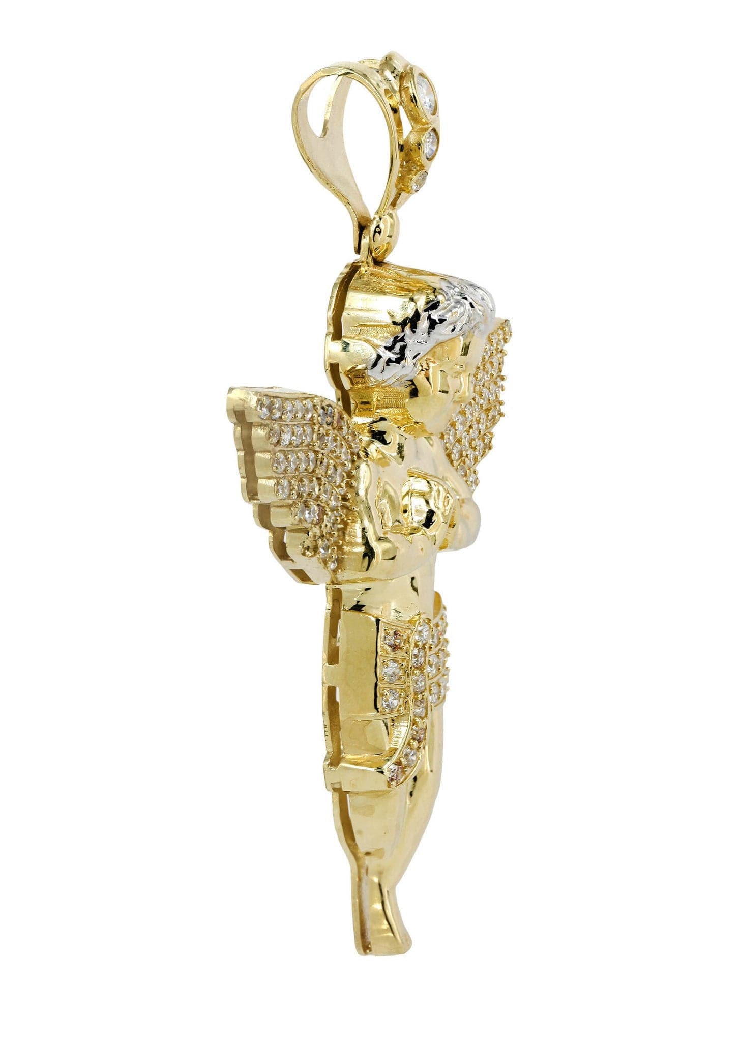 10K Gold Angel Pendant  |  41.3 Grams - Image 3