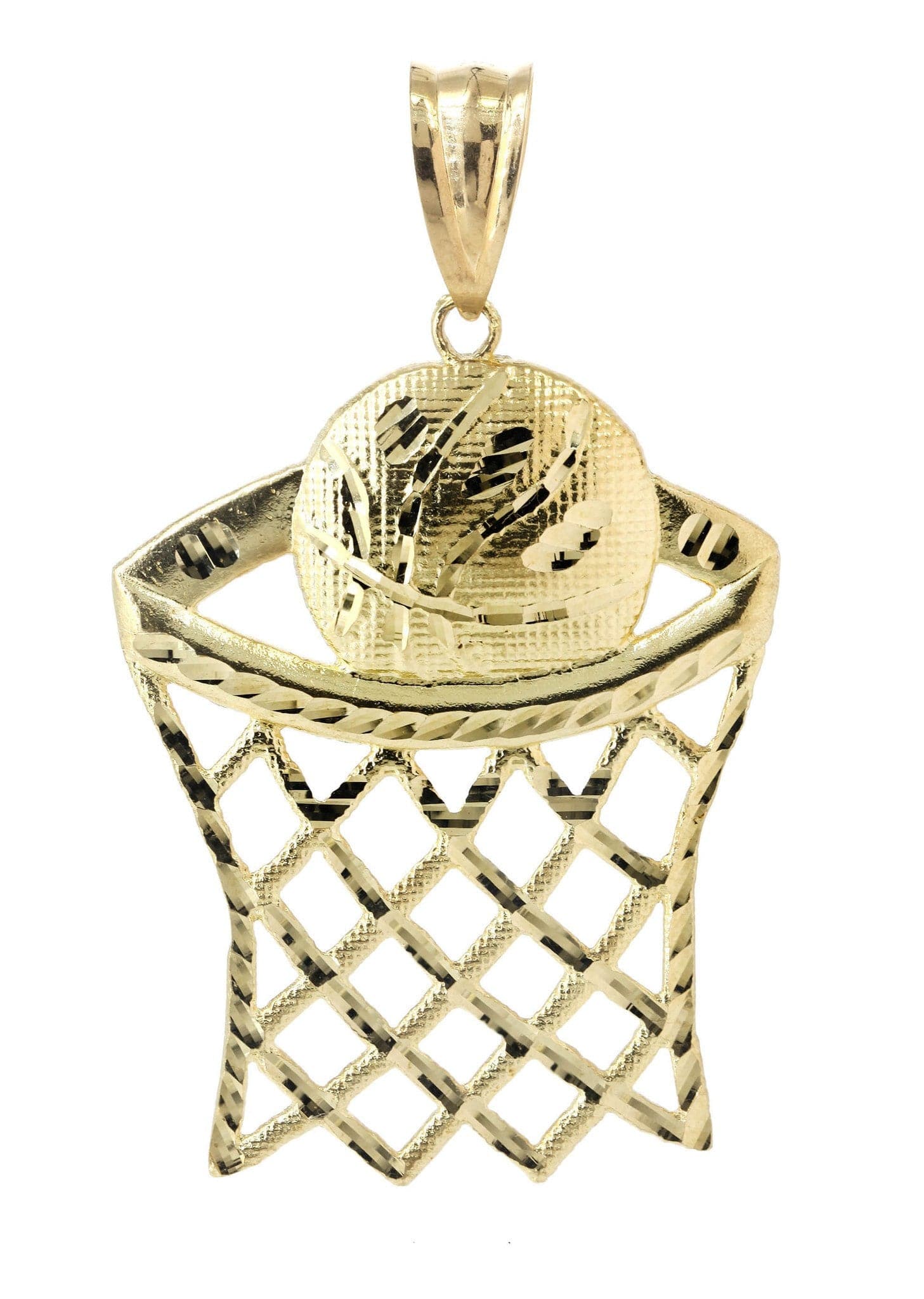 Basketball  10K Gold Pendant | 11.2 Grams - Image 4