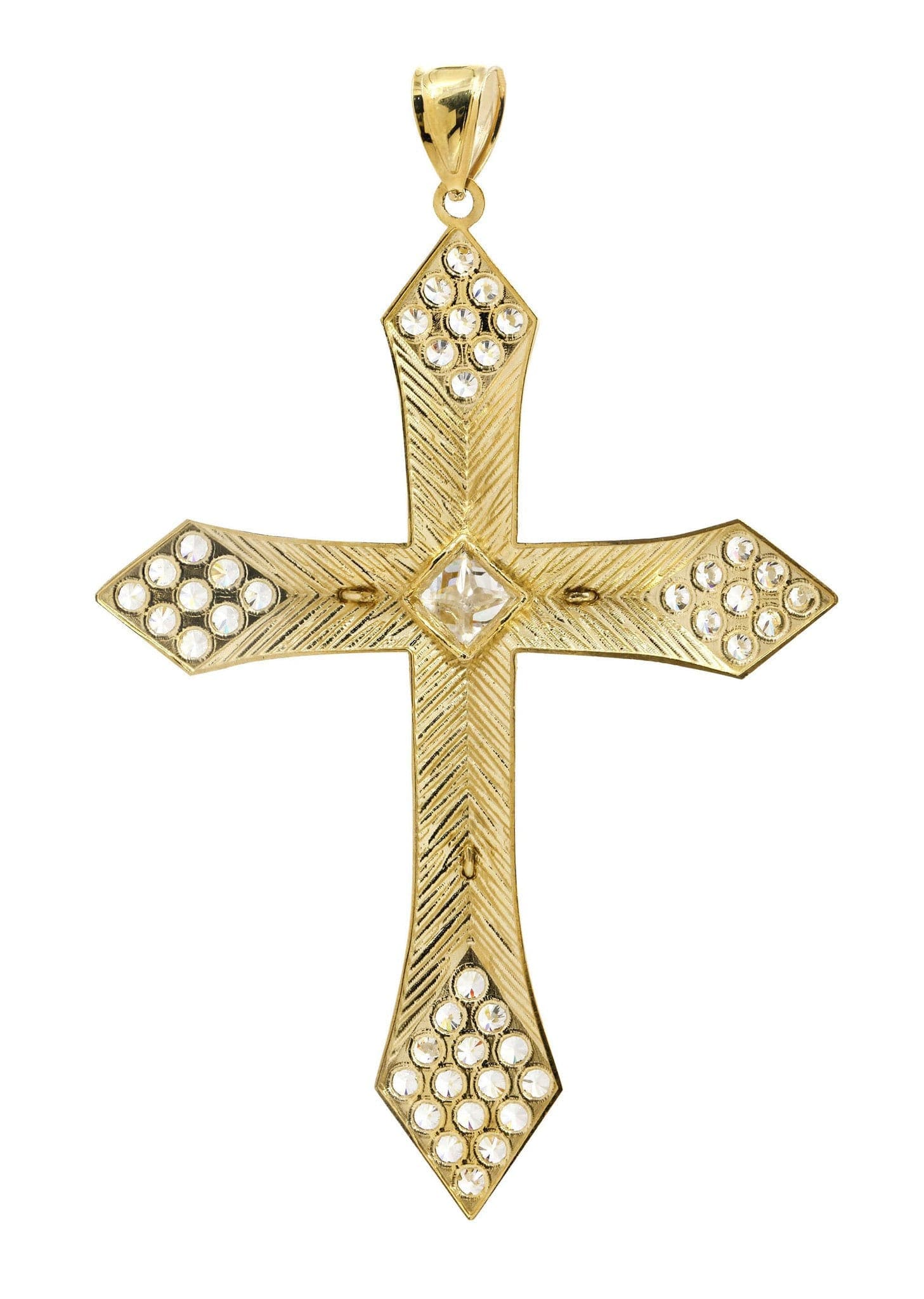 10K Gold Cross / Crucifix Pendant  |  13 Grams - Image 3
