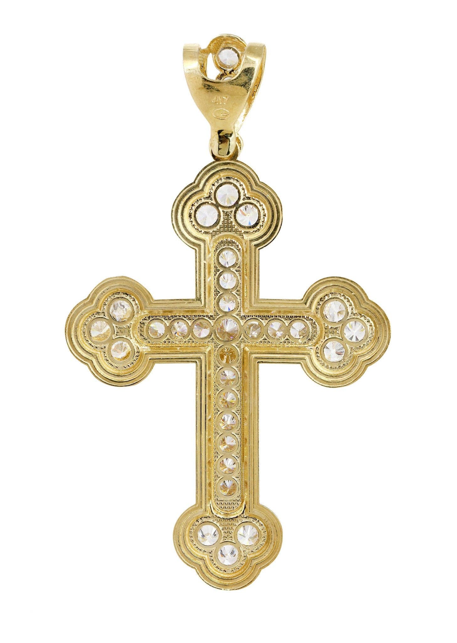 10K Gold Cross / Crucifix Pendant  |  13 Grams - Image 3