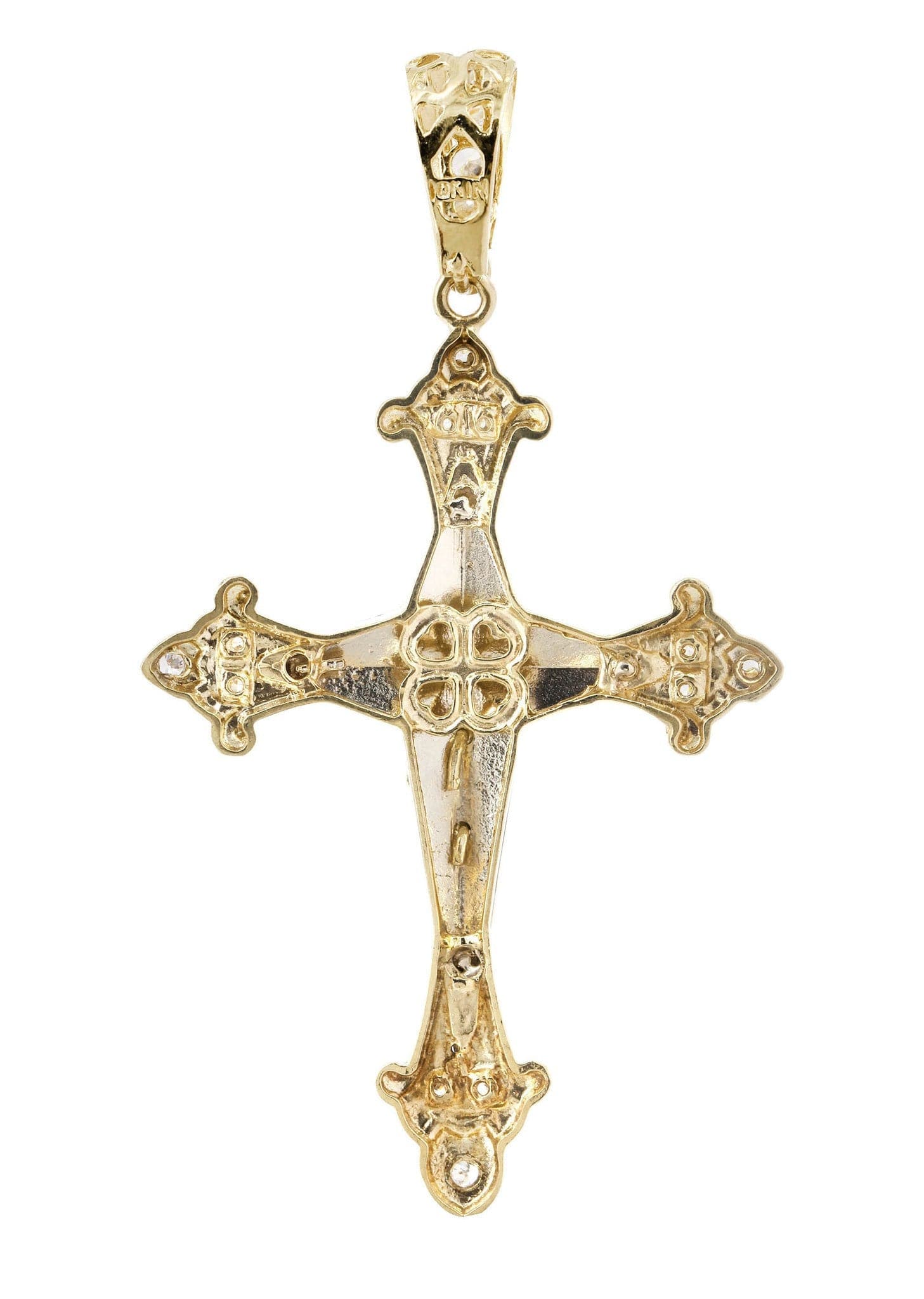 10K Gold Cross / Crucifix Pendant  |  14.4 Grams - Image 3