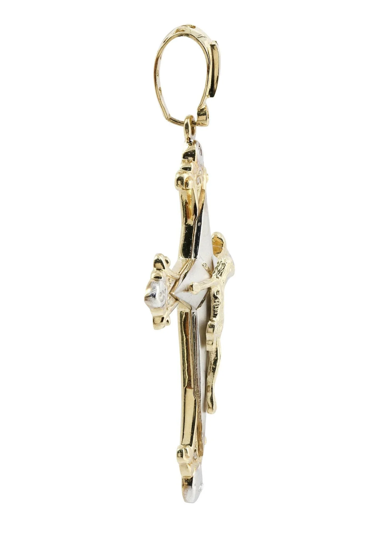 10K Gold Cross / Crucifix Pendant  |  14.4 Grams - Image 4