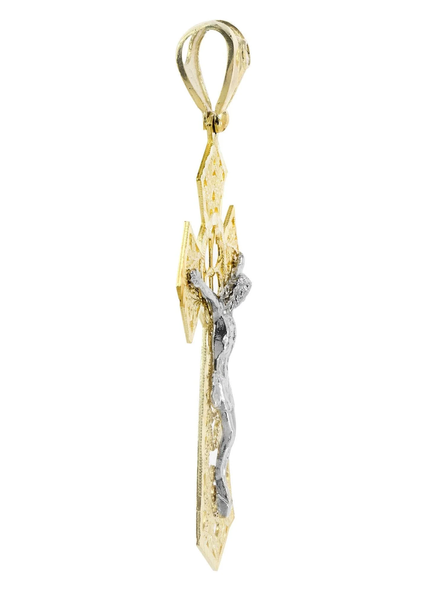 10K Gold Cross / Crucifix Pendant  |  16.7 Grams - Image 4