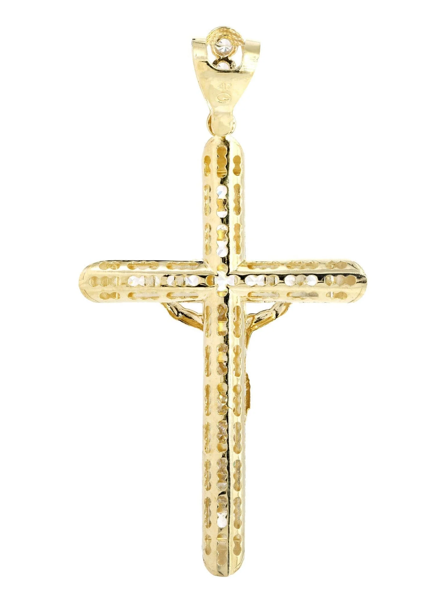 10K Gold Cross / Crucifix Pendant  |  16.9 Grams - Image 3