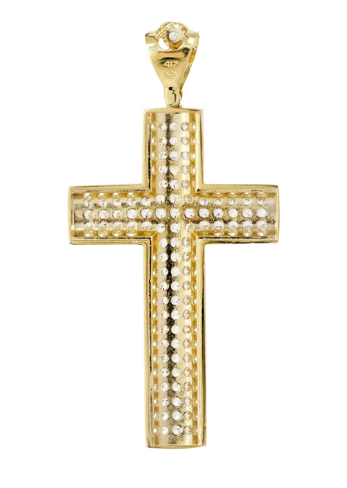 10K Gold Cross Pendant  |  17.4 Grams - Image 3