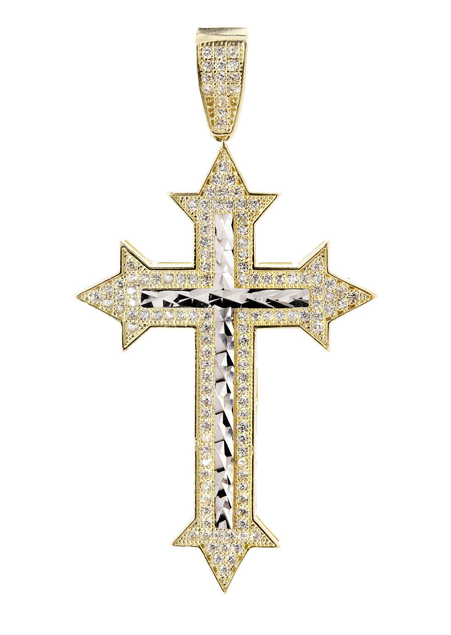 10K Gold Cross Pendant  |  6.1 Grams
