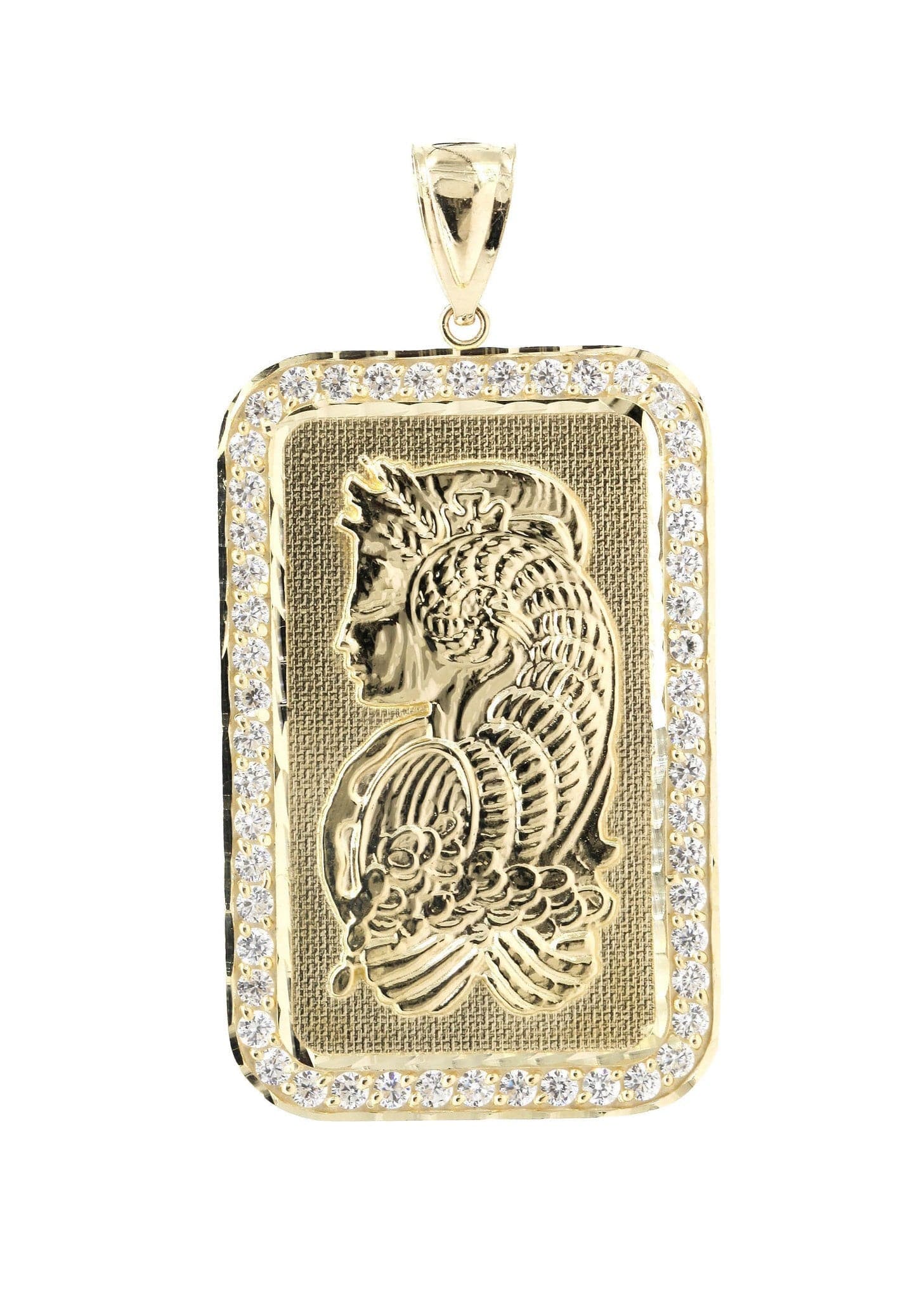 Dogtag  10K Gold Pendant | 8.8 Grams