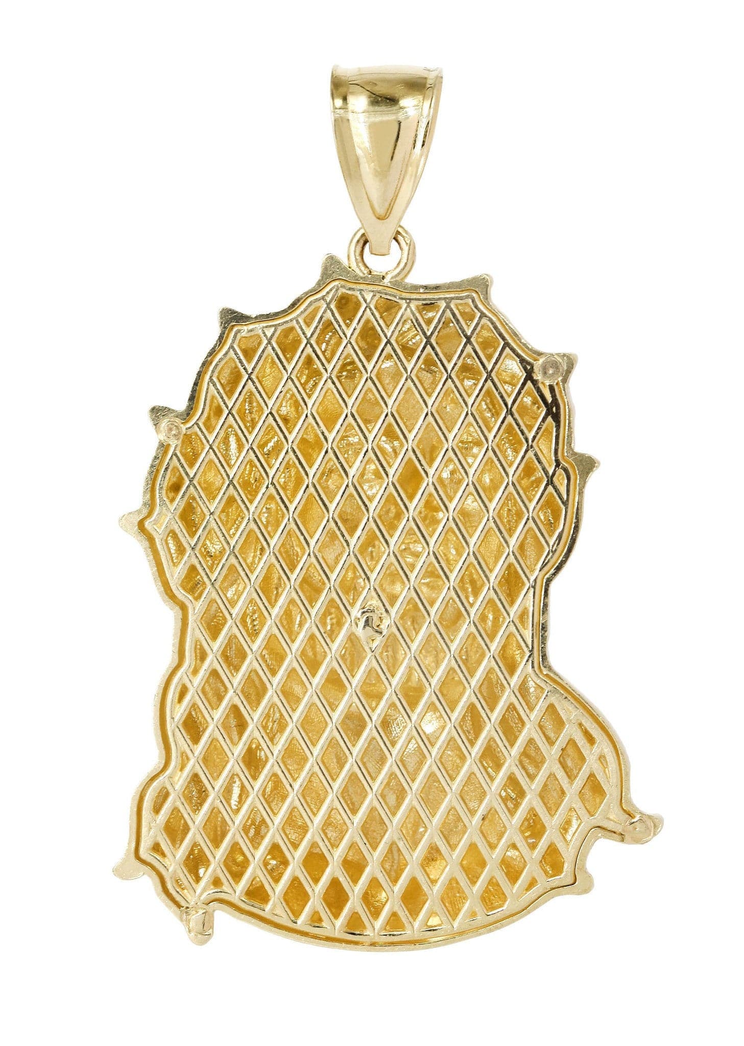 10K Gold Jesus Piece Pendant  |  12.4 Grams - Image 3