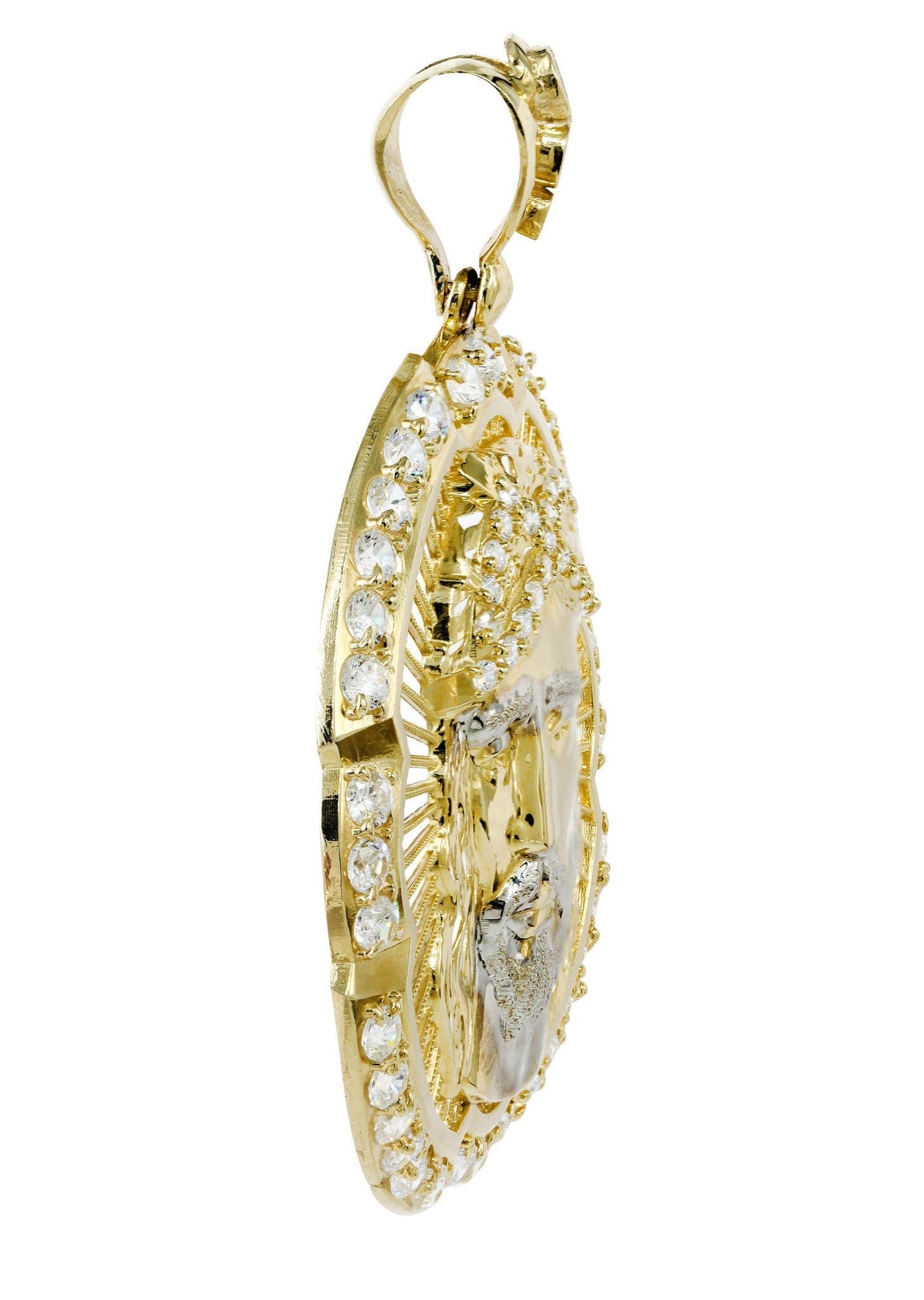 10K Gold Jesus Piece Pendant  |  18.7 Grams - Image 4