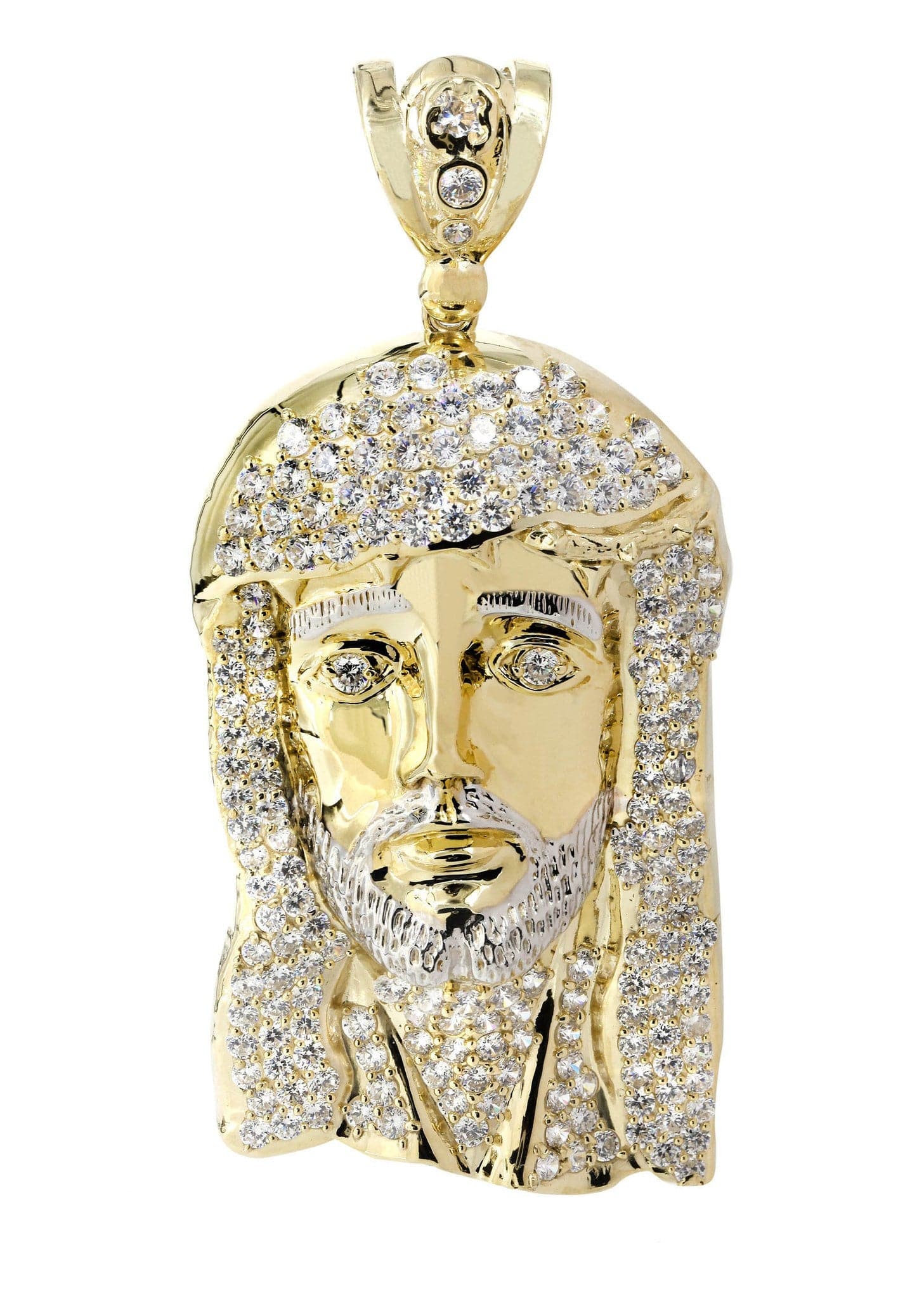 Jesus Piece  10K Gold Pendant  |  42.1 Grams
