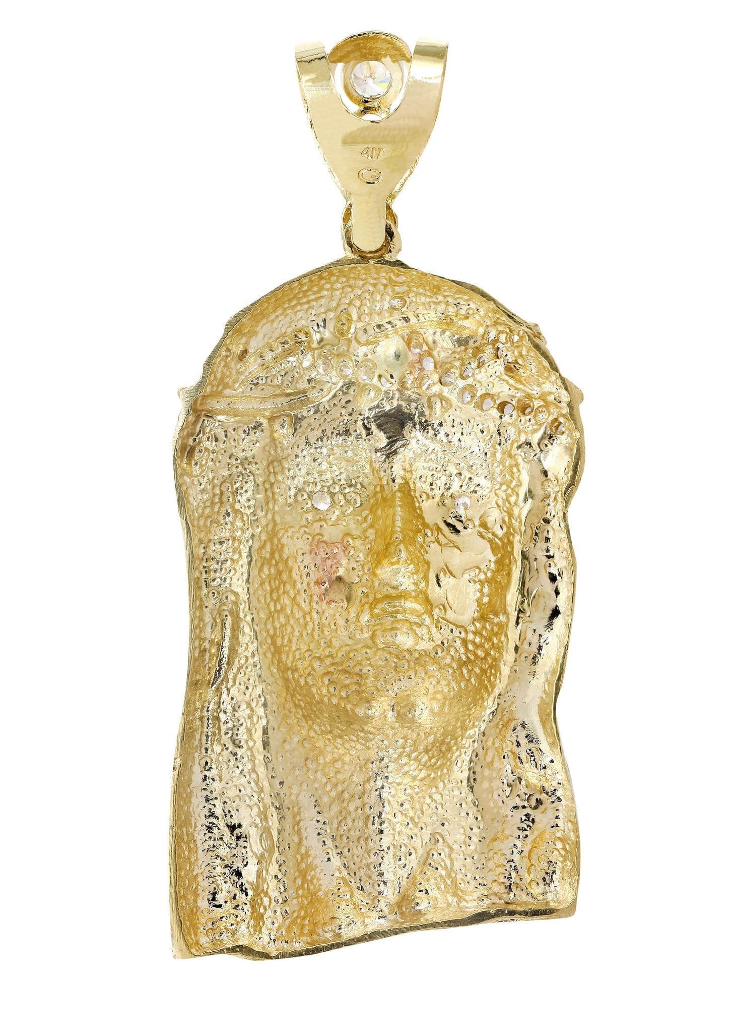 10K Gold Jesus Piece Pendant  |  53.9 Grams - Image 3